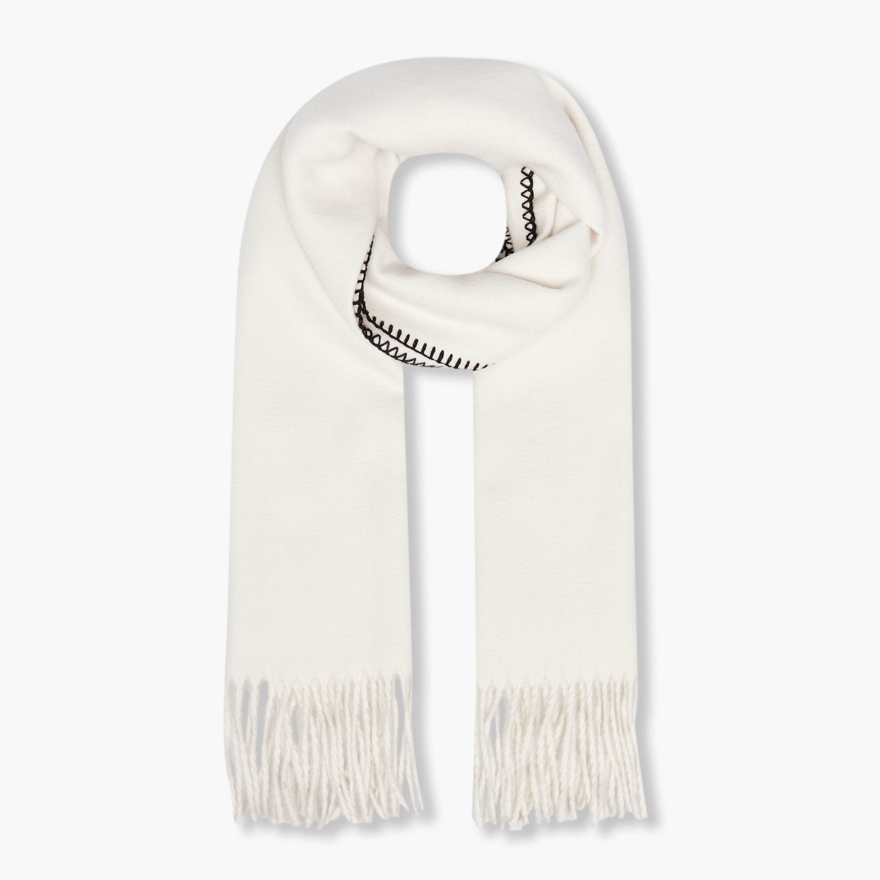وشاح أنيق بتطريز متباين-women-winterwear-scarves-image-1