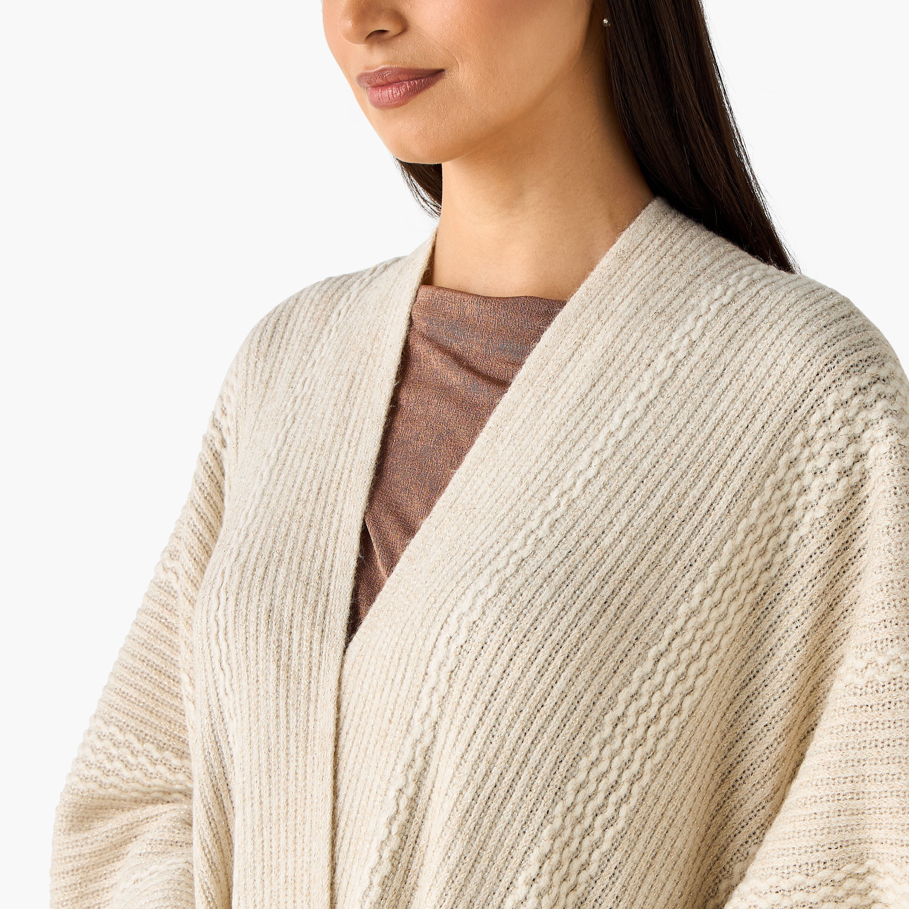 Cape Acrylic Lurex Knit Texture-women-winterwear-scarves-image-3
