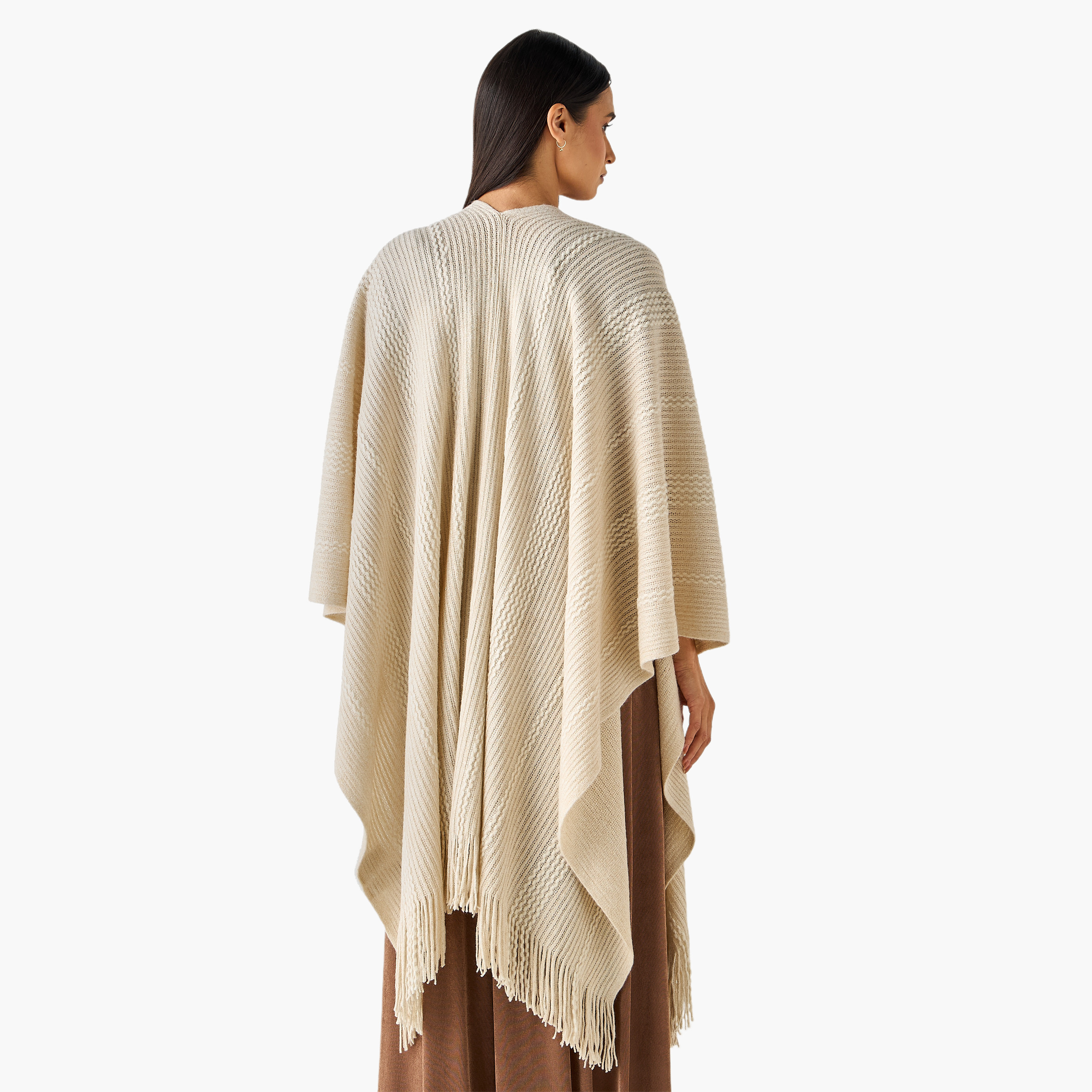 Cape Acrylic Lurex Knit Texture-women-winterwear-scarves-image-4