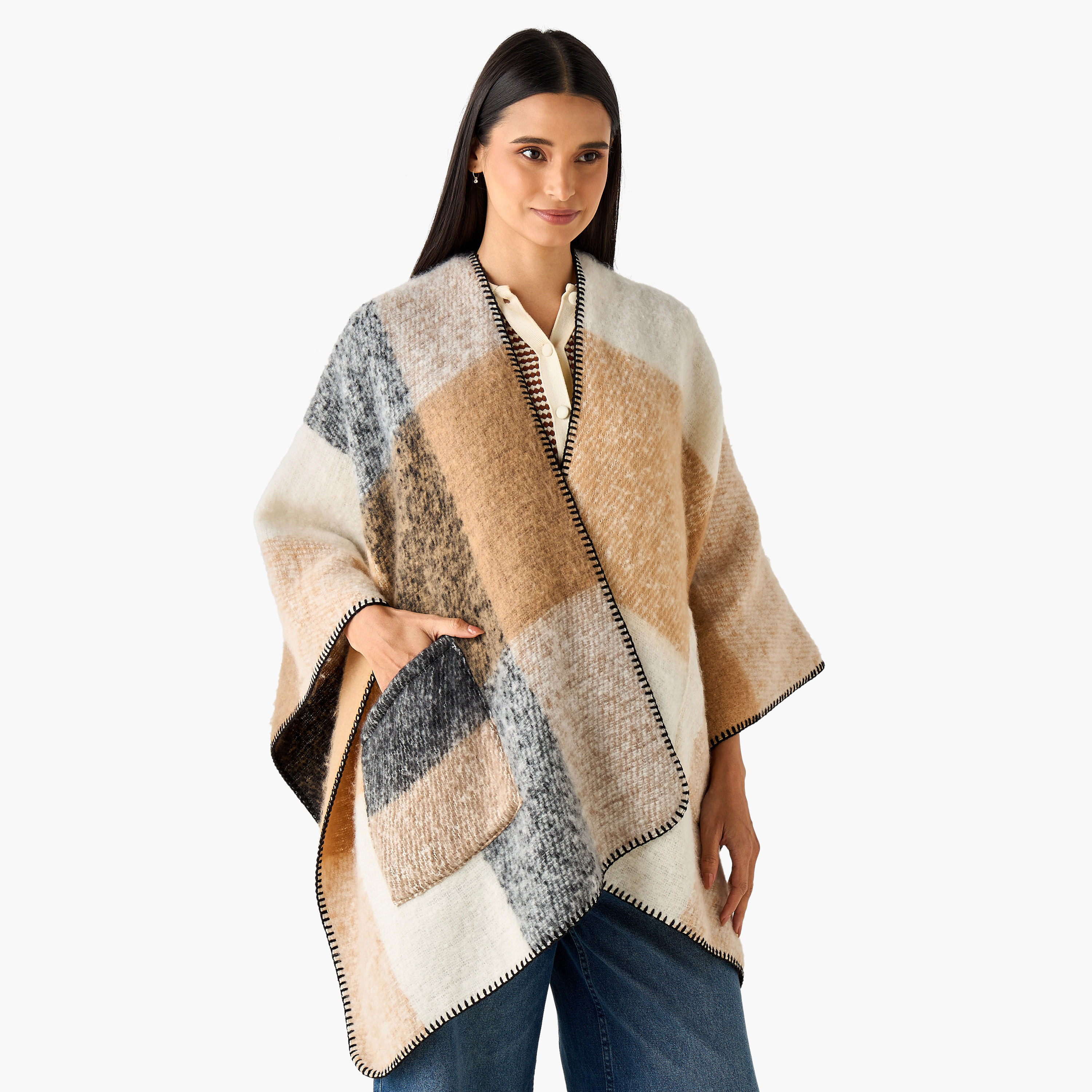 رداء كاروهات متعدد الألوان-women-winterwear-scarves-image-1