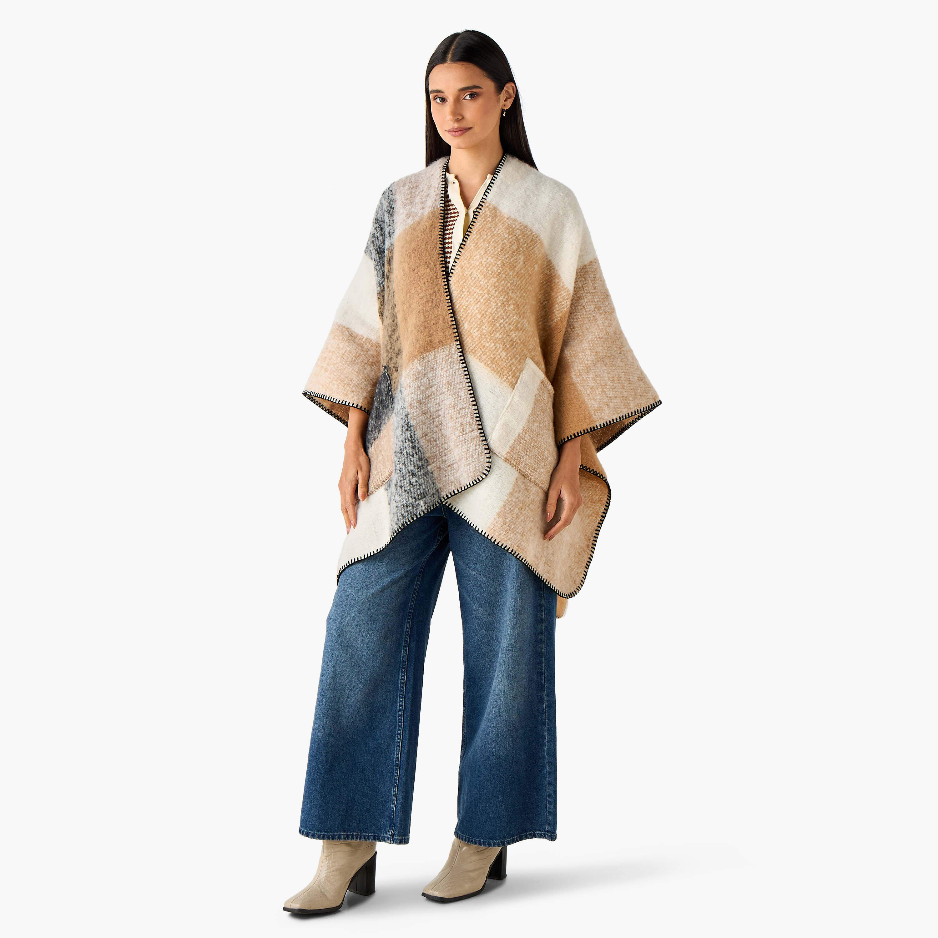 رداء كاروهات متعدد الألوان-women-winterwear-scarves-image-2