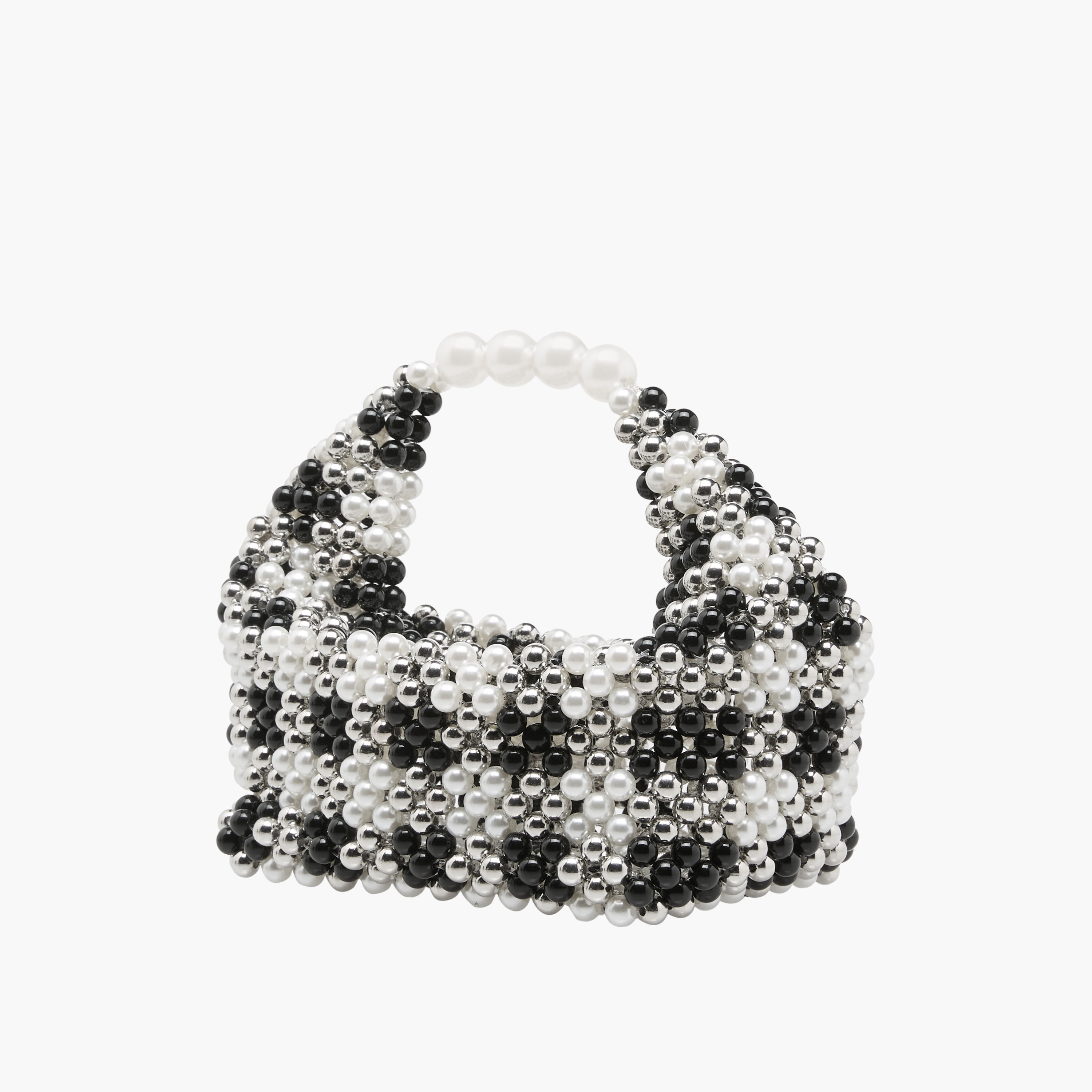 Beaded Pearl Embellished Hobo Bag-women-bagsandwallets-handbags-image-3