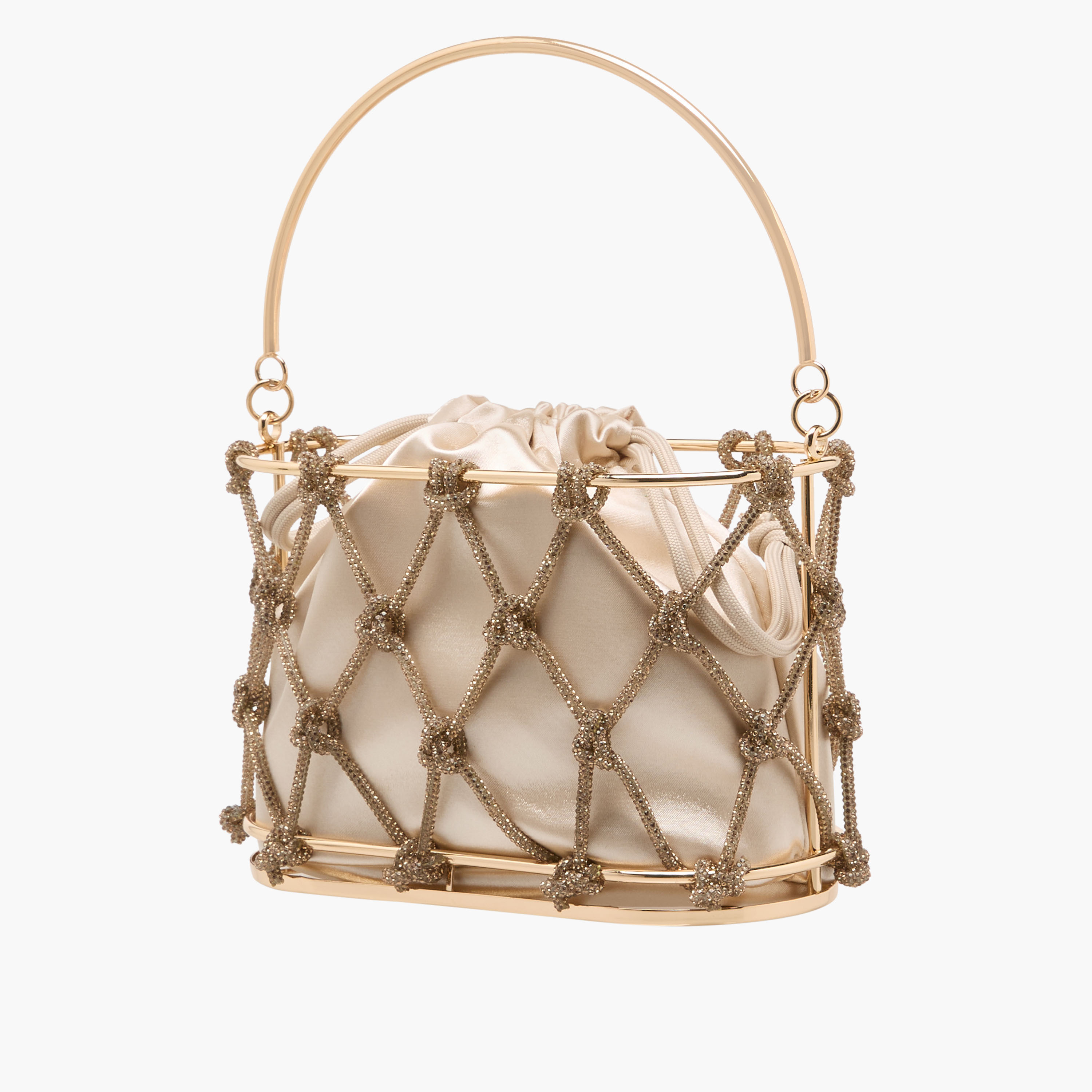 Crystal Embellished Bucket Bag with Drawstring Closure-women-bagsandwallets-handbags-image-3