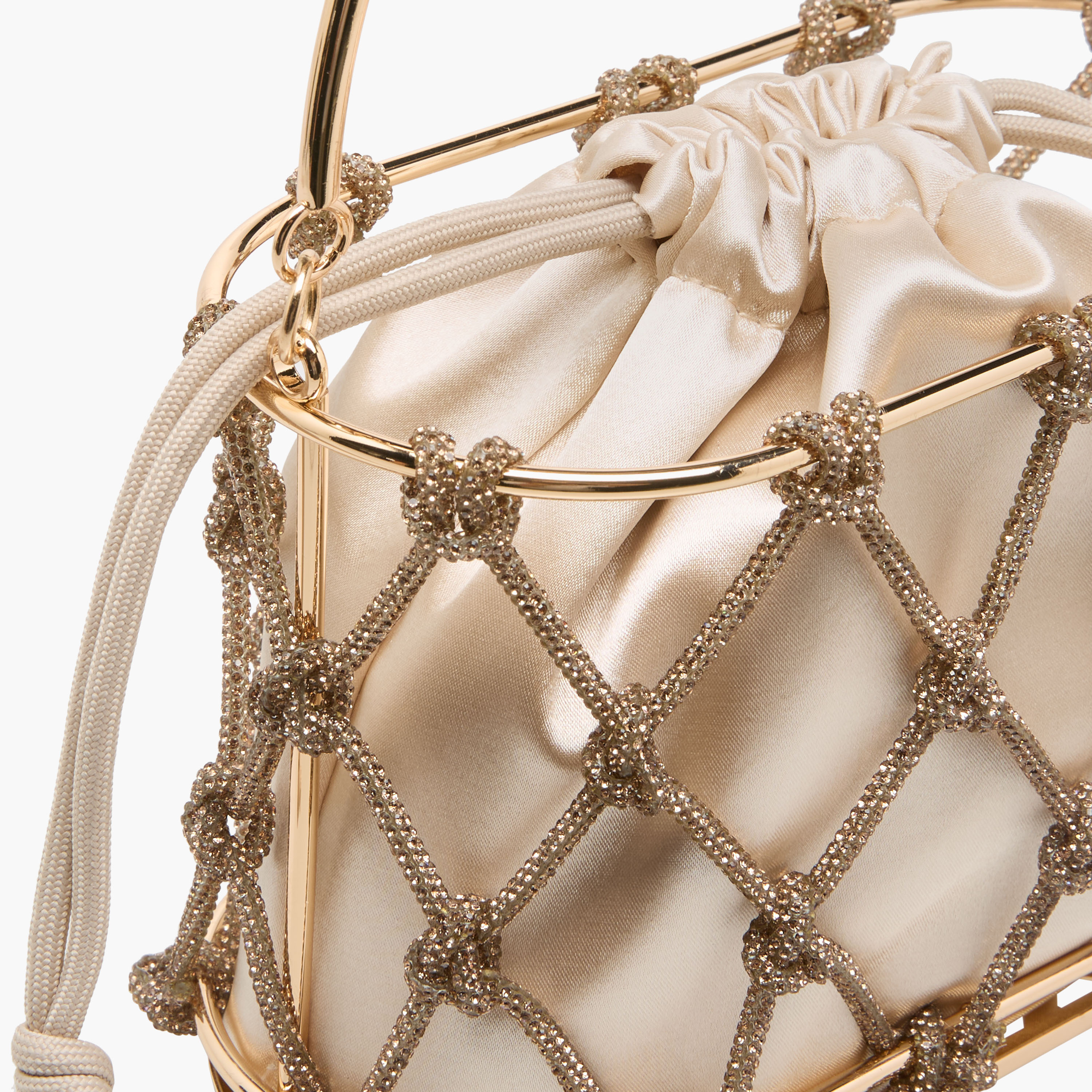 Crystal Embellished Bucket Bag with Drawstring Closure-women-bagsandwallets-handbags-image-5