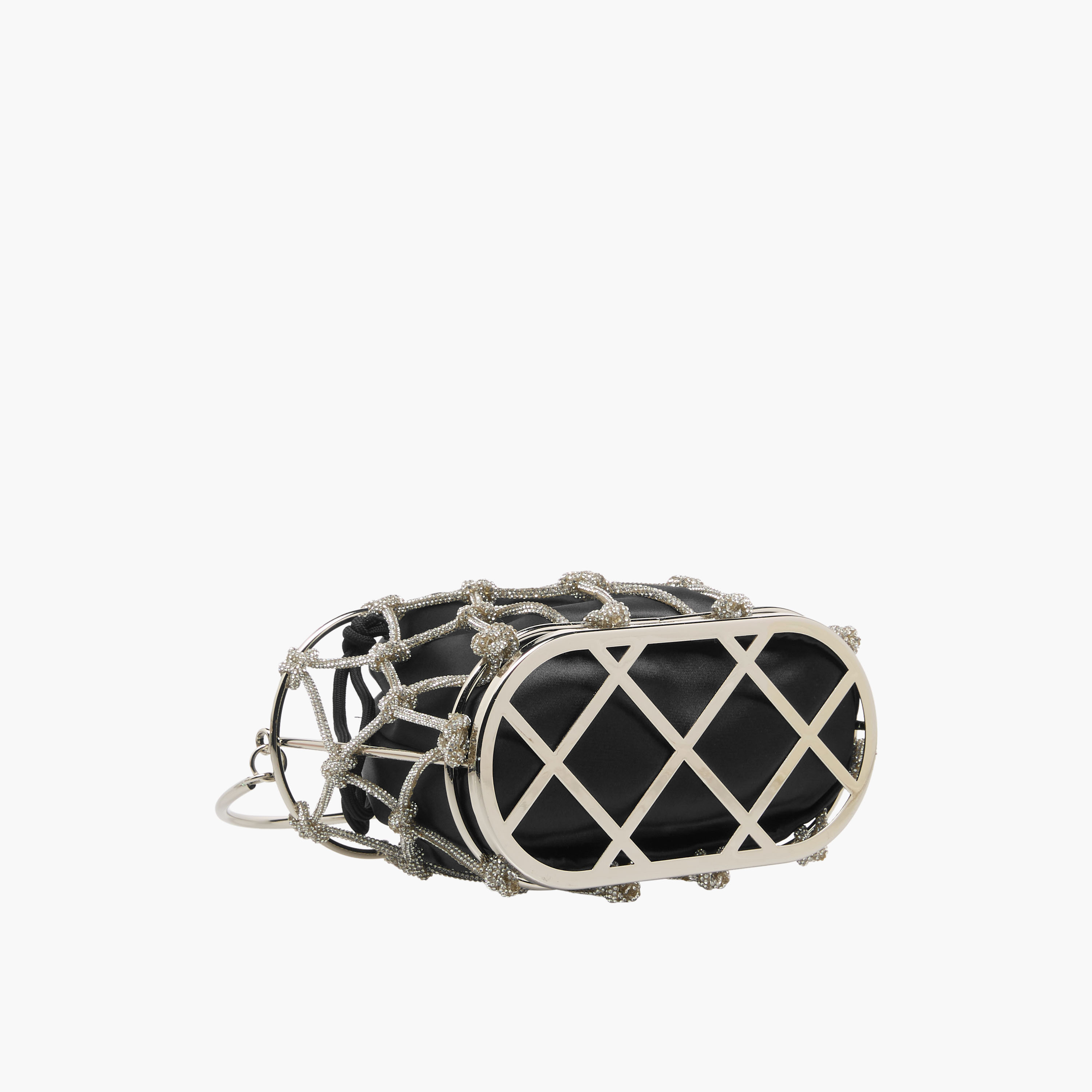 Crystal Embellished Bucket Bag with Drawstring Closure-women-bagsandwallets-handbags-image-7