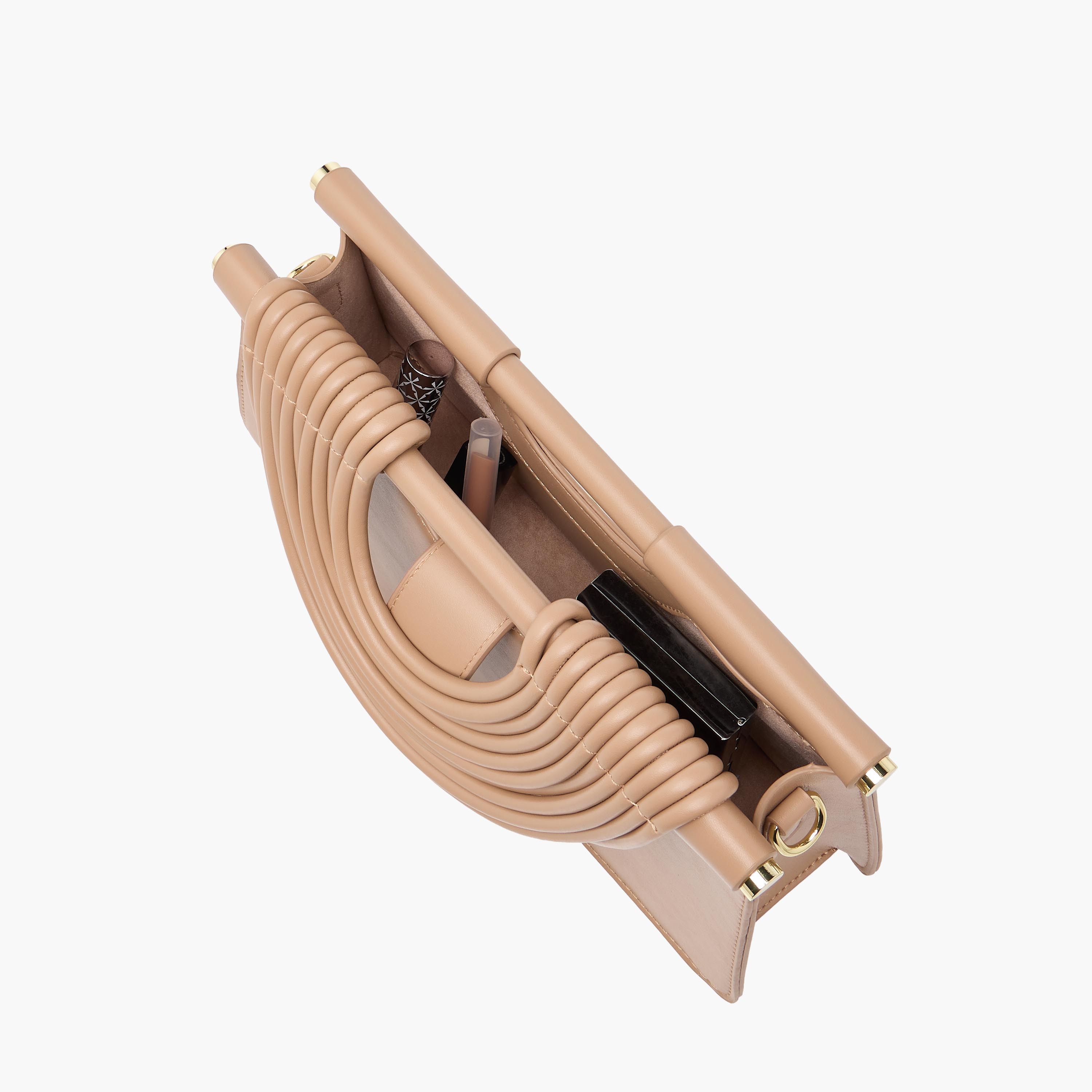 Textured Handle Clutch with Detachable Strap-women-bagsandwallets-handbags-image-9