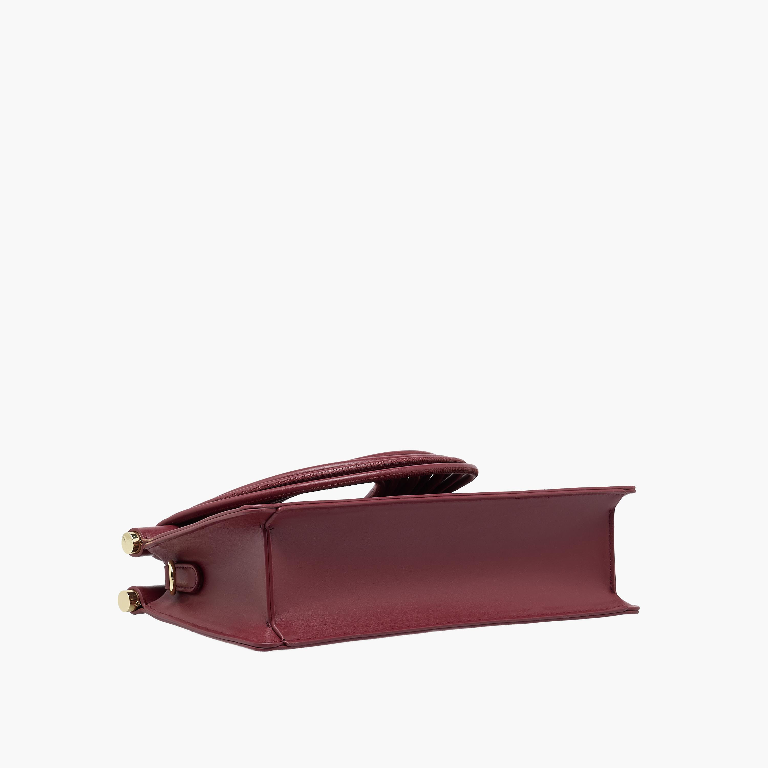 Textured Handle Clutch with Detachable Strap-women-bagsandwallets-handbags-image-7