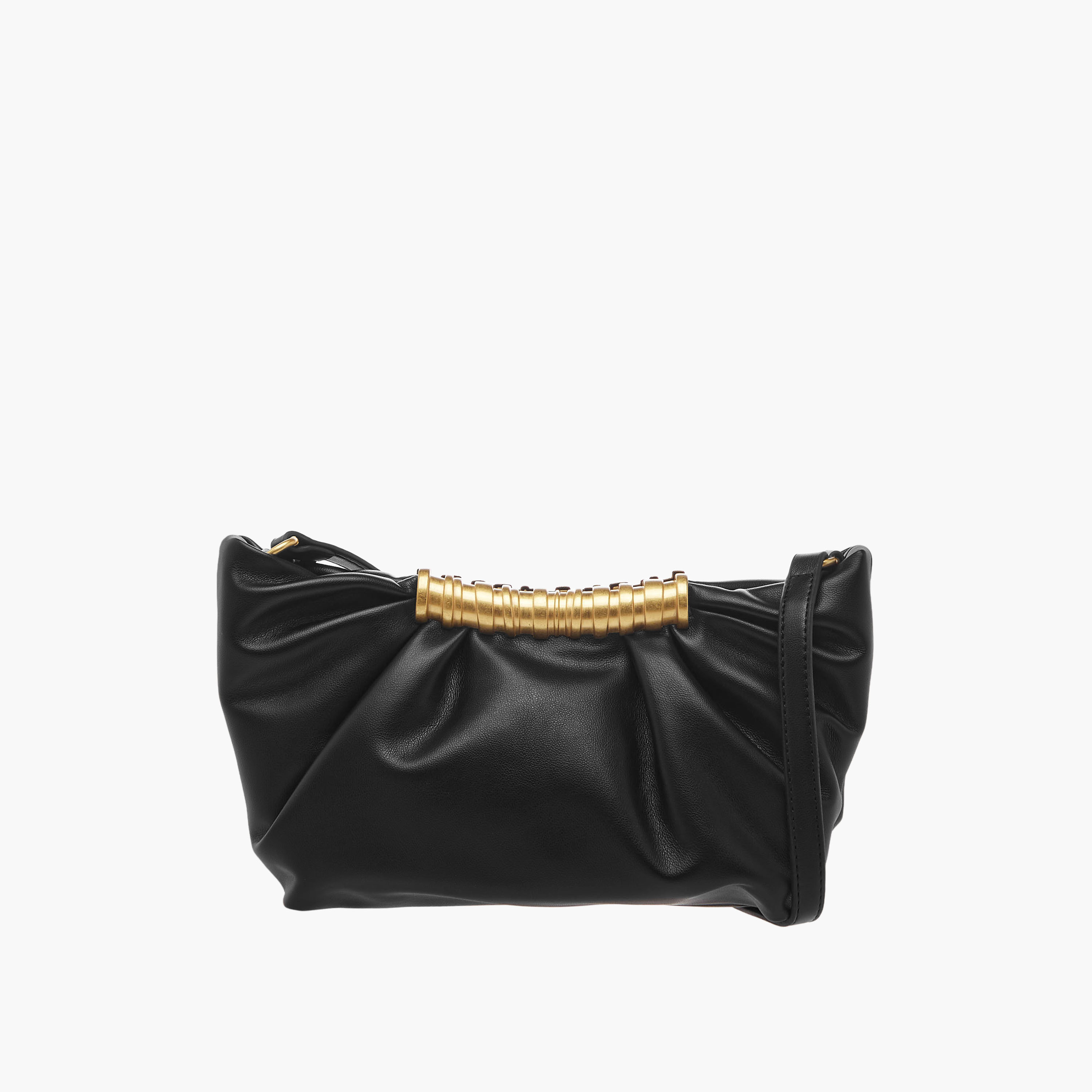 Ruched Crossbody Bag with Adjustable Strap-women-bagsandwallets-handbags-image-1
