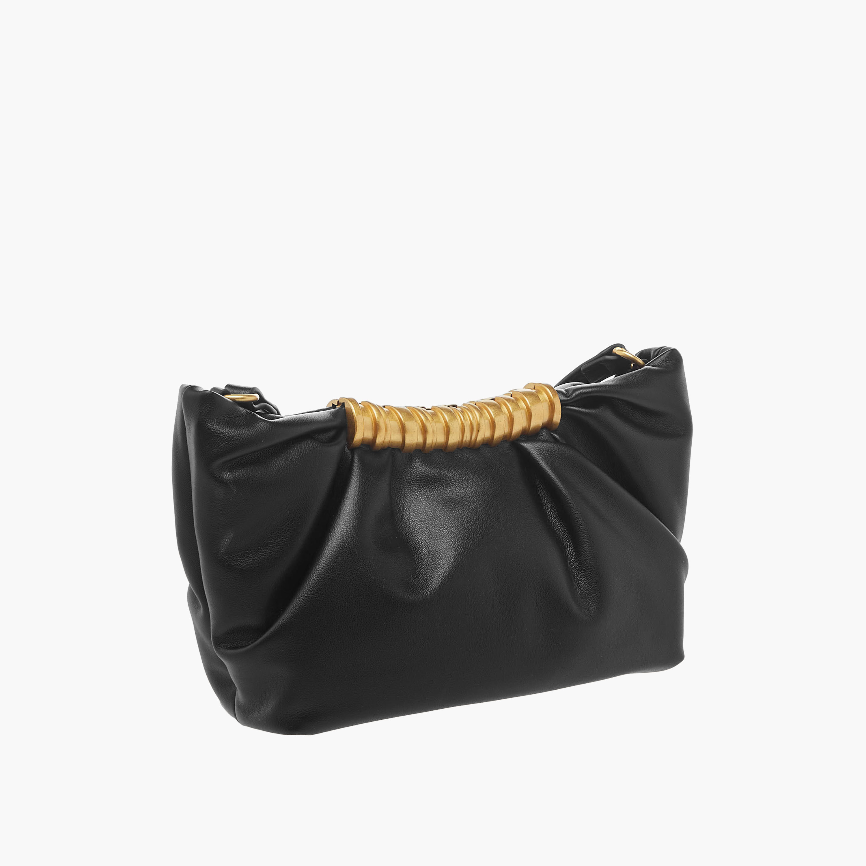 Ruched Crossbody Bag with Adjustable Strap-women-bagsandwallets-handbags-image-4