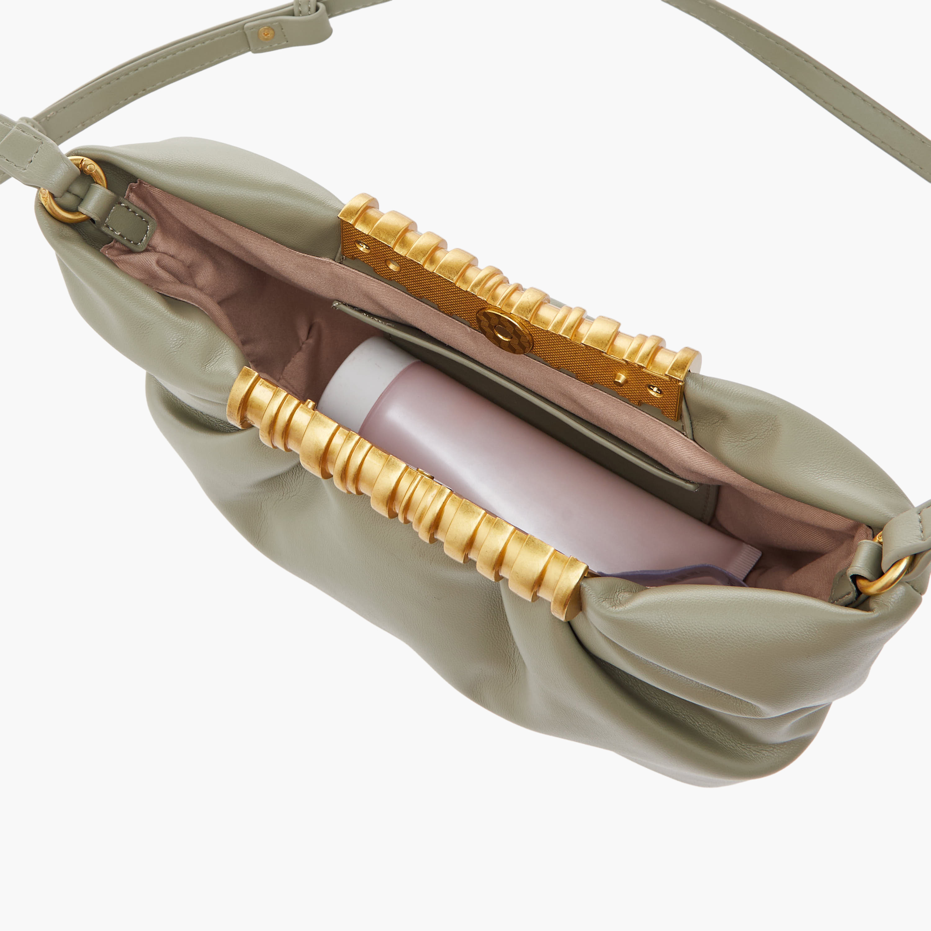 Ruched Crossbody Bag with Adjustable Strap-women-bagsandwallets-handbags-image-8