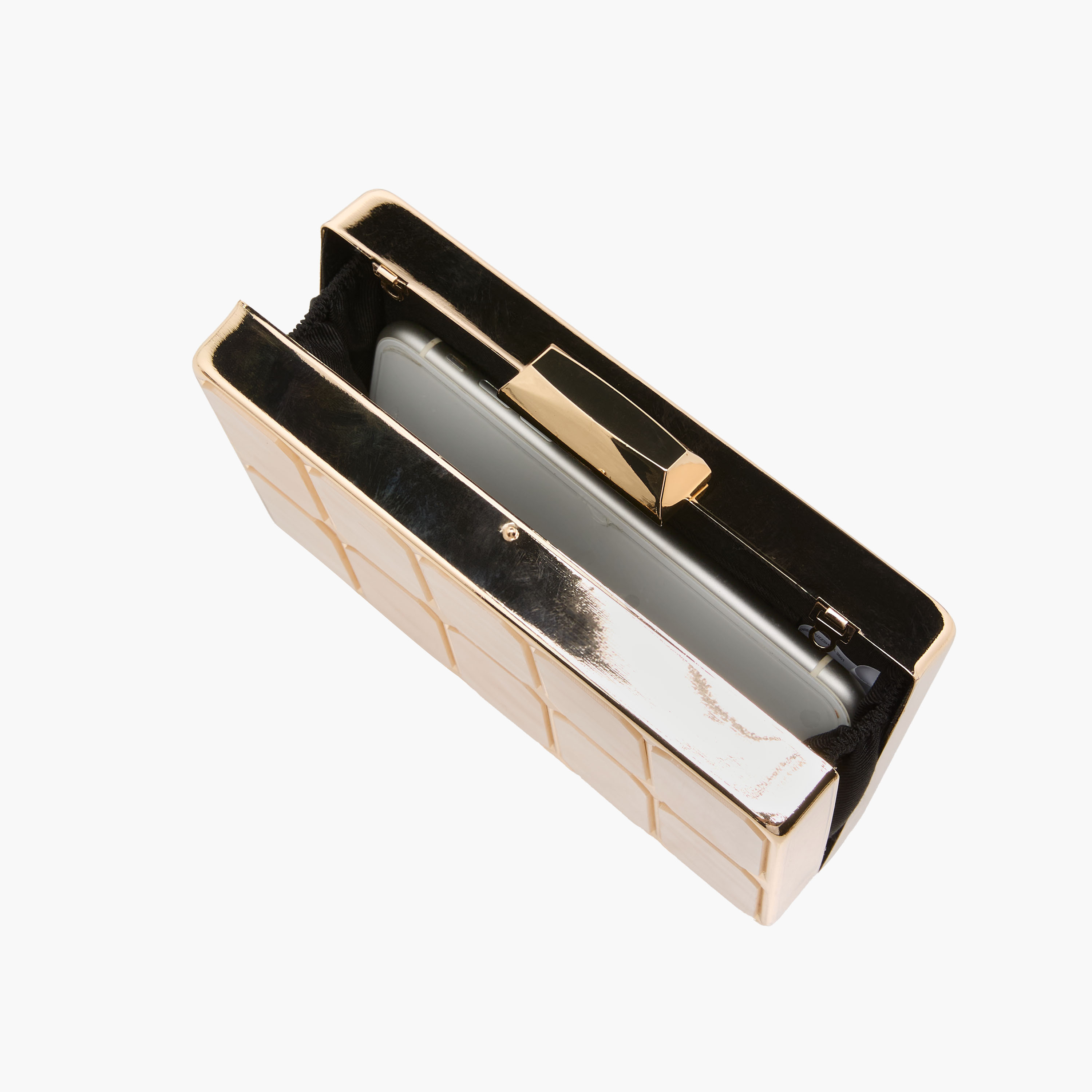 Textured Clutch with Detachable Chain Strap-women-bagsandwallets-handbags-image-9