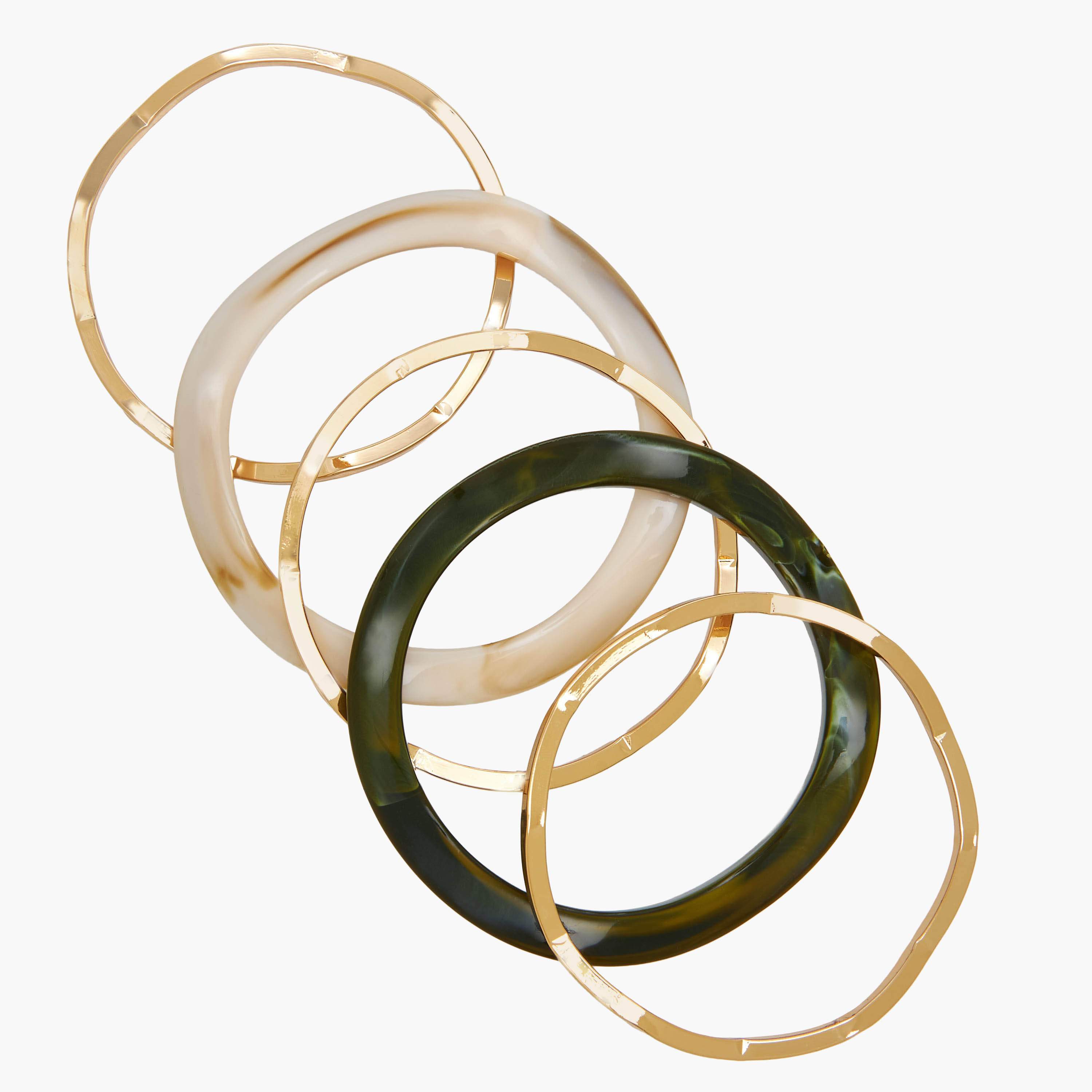 Pack of 5 - Resin Metallic Bangles-women-watchesandjewellery-jewellery-banglesandbracelets-image-14