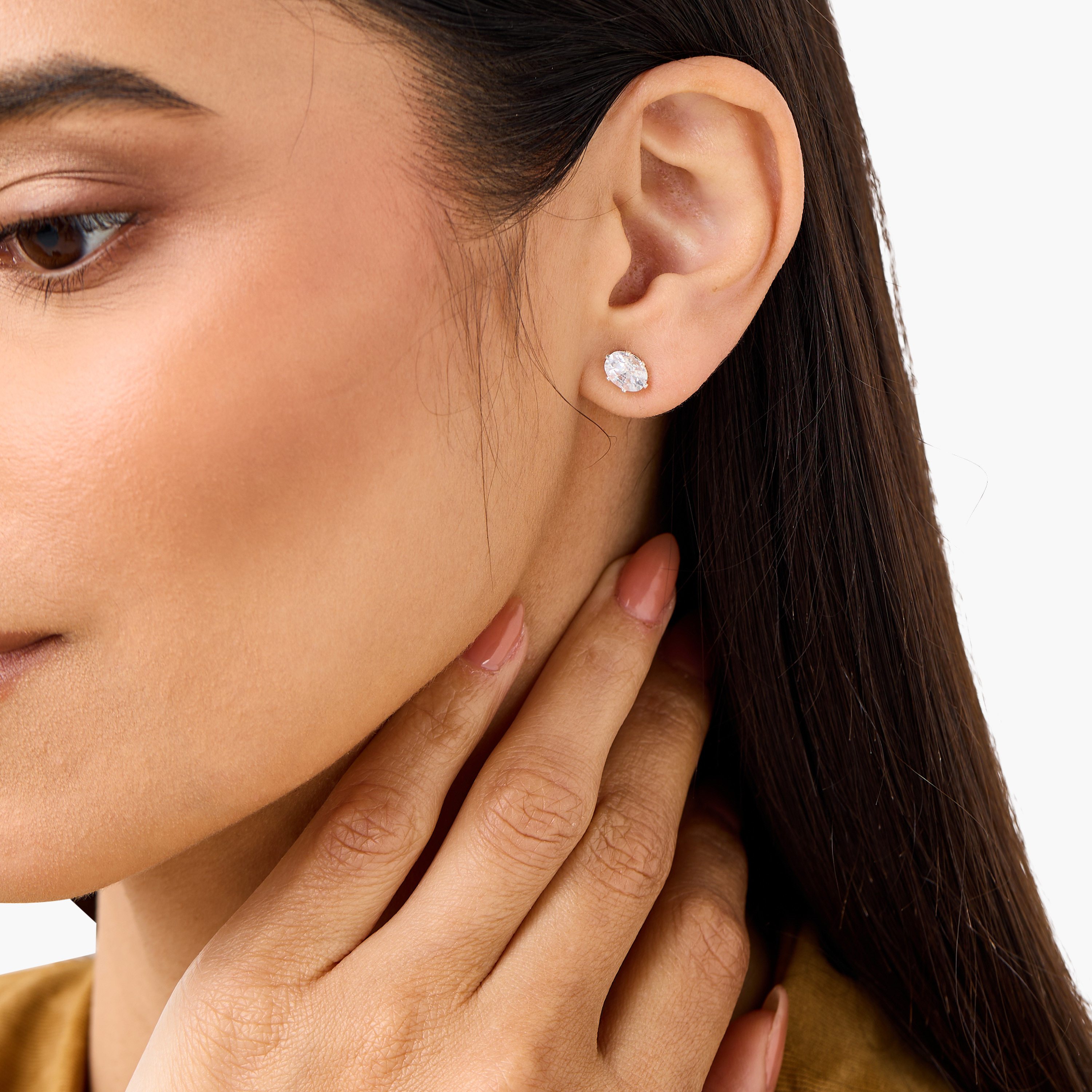 Pack of 6 Silver Tone Stud Earrings with Pushback Closure-women-watchesandjewellery-jewellery-earrings-image-2