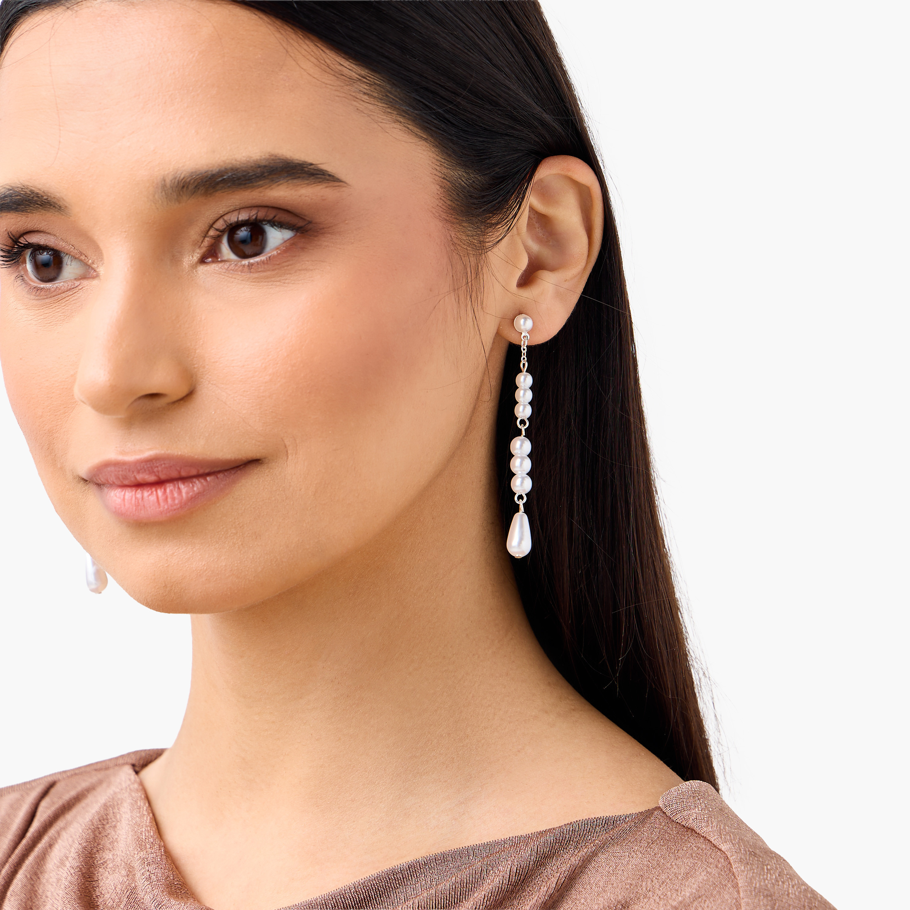 Pack of 9 Silver Tone Earrings with Pushback Closure-women-watchesandjewellery-jewellery-earrings-image-2