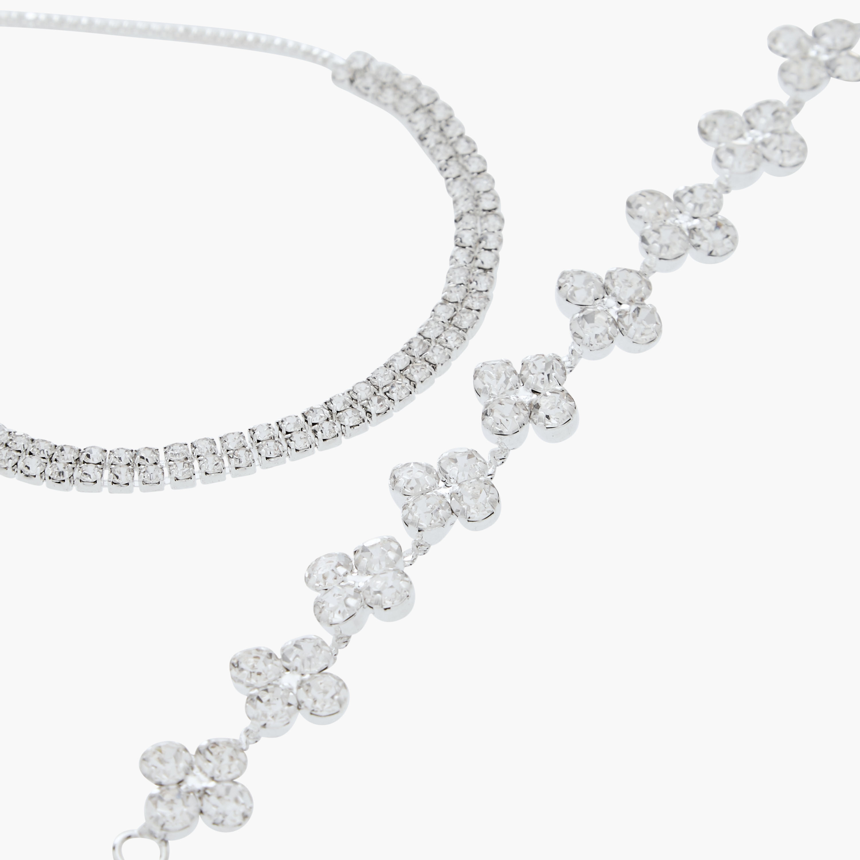 أساور فضية مزينة - طقم من قطعتين-women-watchesandjewellery-jewellery-banglesandbracelets-image-8