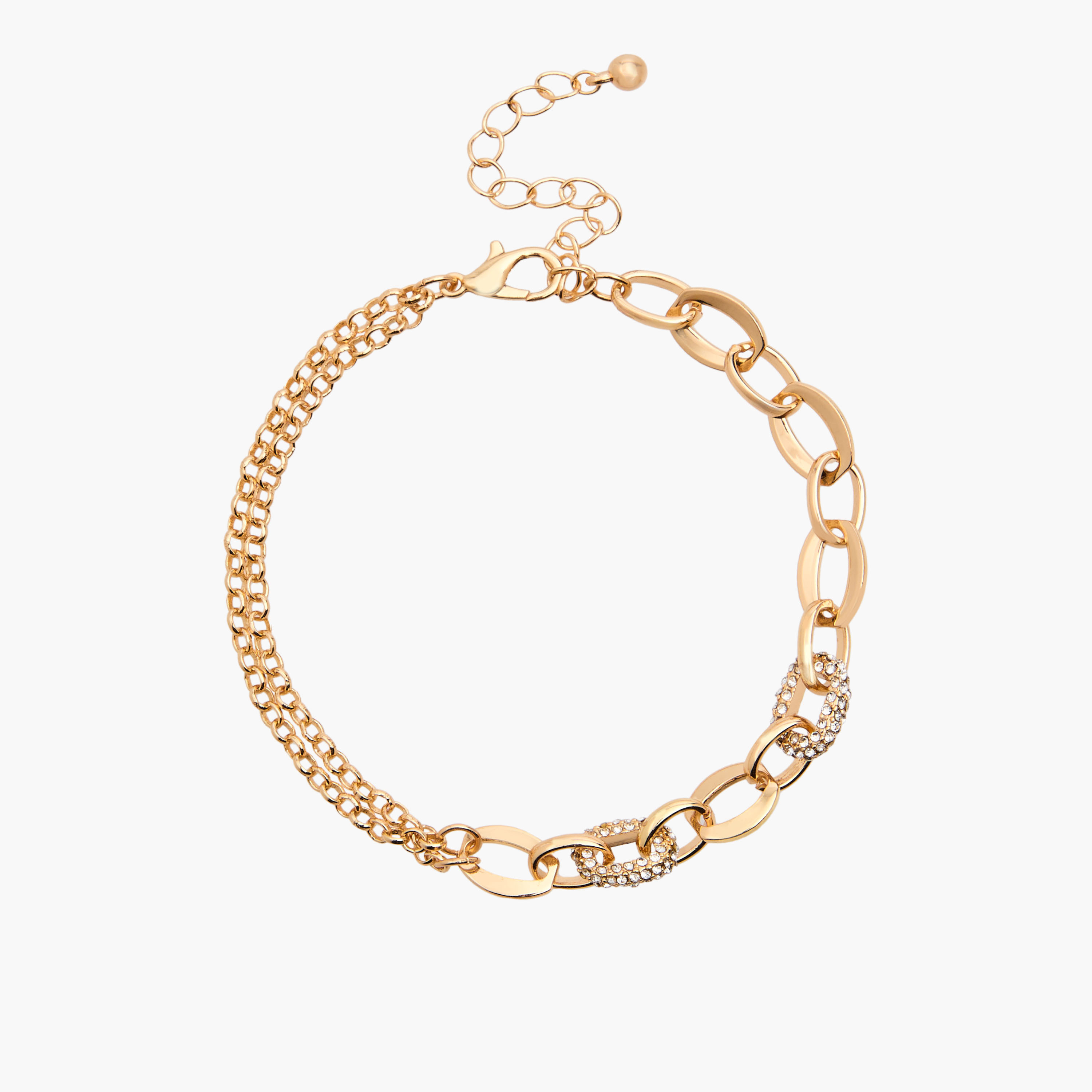 Pack of 2 Metal Chain Bracelet-women-watchesandjewellery-jewellery-banglesandbracelets-image-3