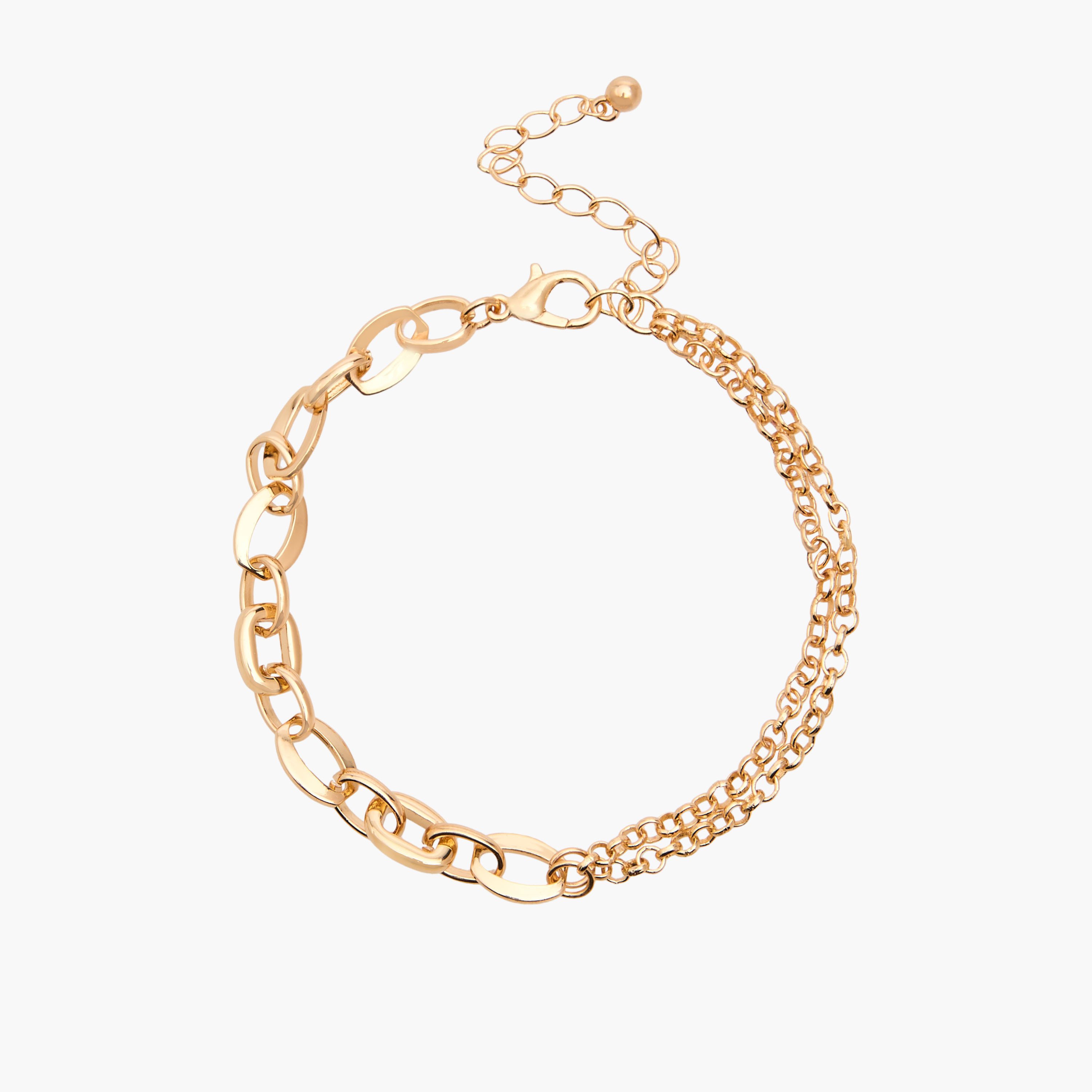 Pack of 2 Metal Chain Bracelet-women-watchesandjewellery-jewellery-banglesandbracelets-image-4