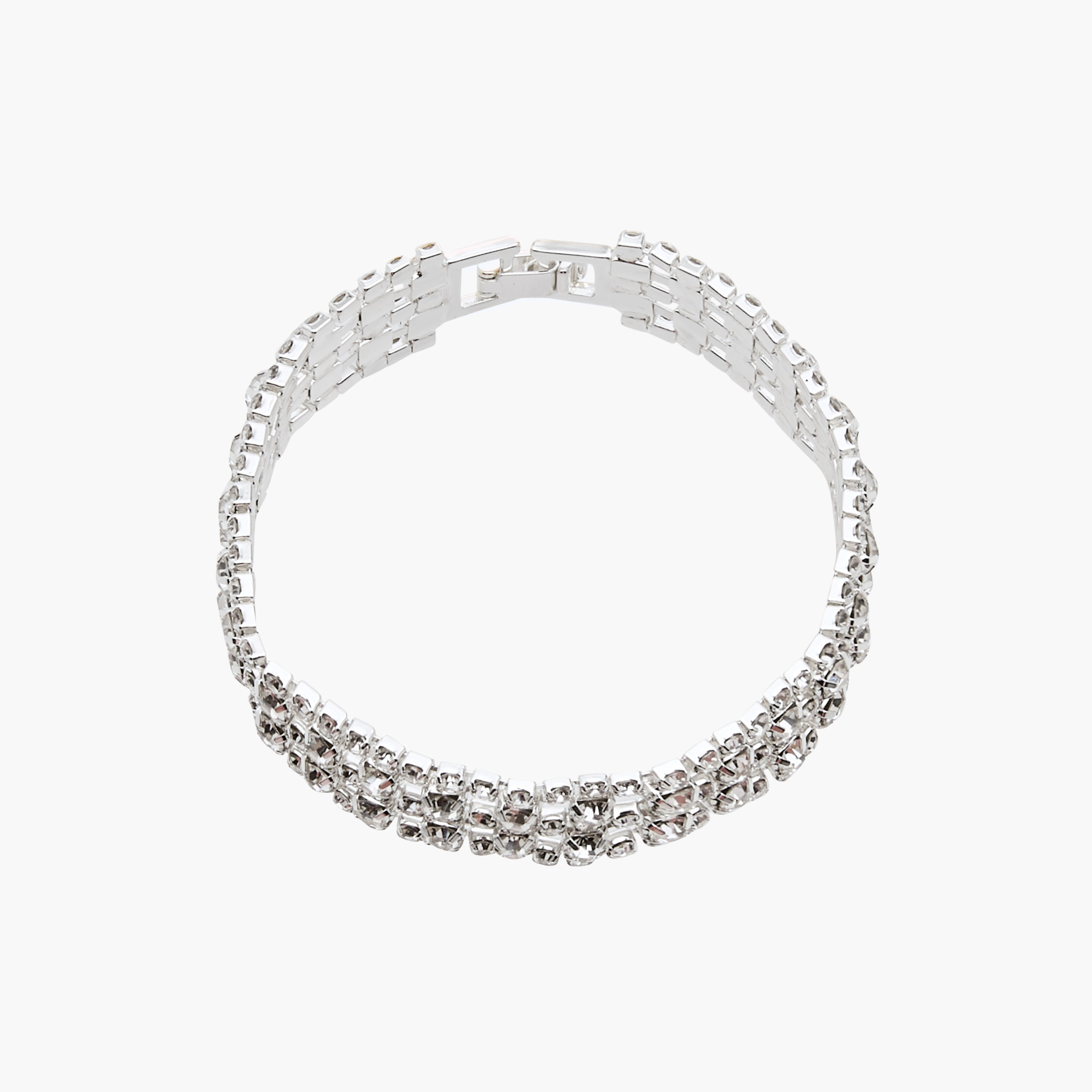 Metallic Embellished Bracelet-women-watchesandjewellery-jewellery-banglesandbracelets-image-3