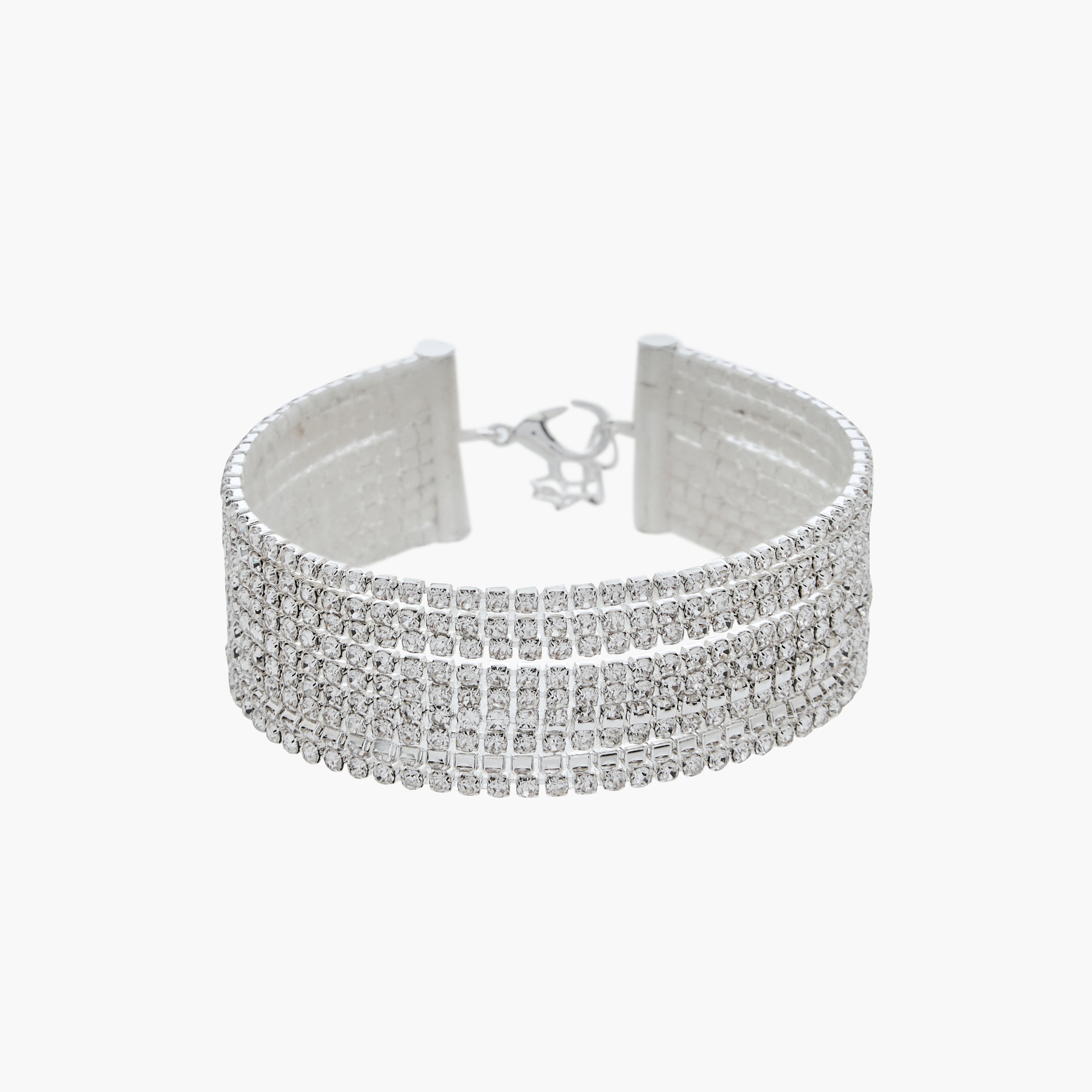 سوار فضي اللون مزين بأحجار-women-watchesandjewellery-jewellery-banglesandbracelets-image-1