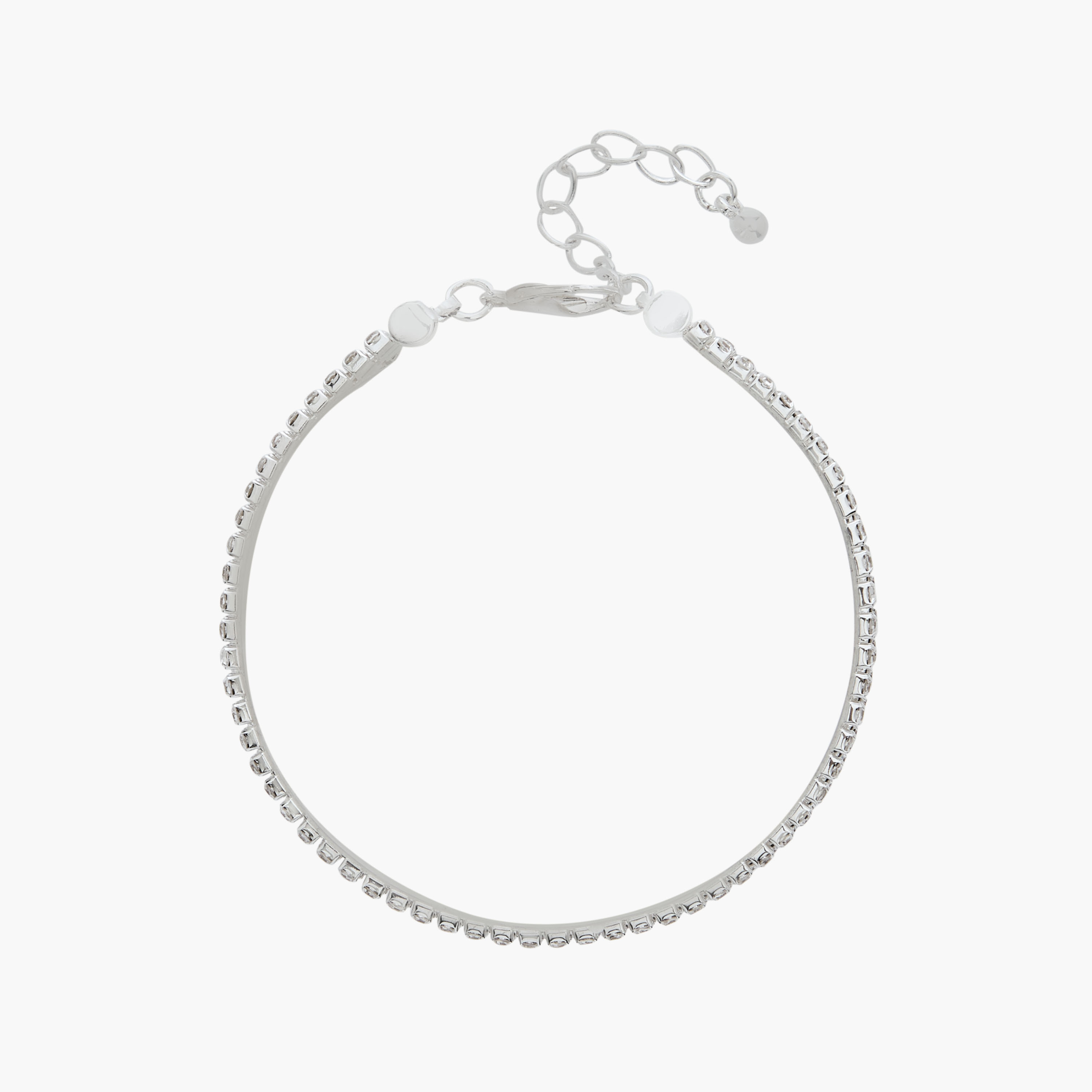 سوار فضي اللون مزين بأحجار-women-watchesandjewellery-jewellery-banglesandbracelets-image-3