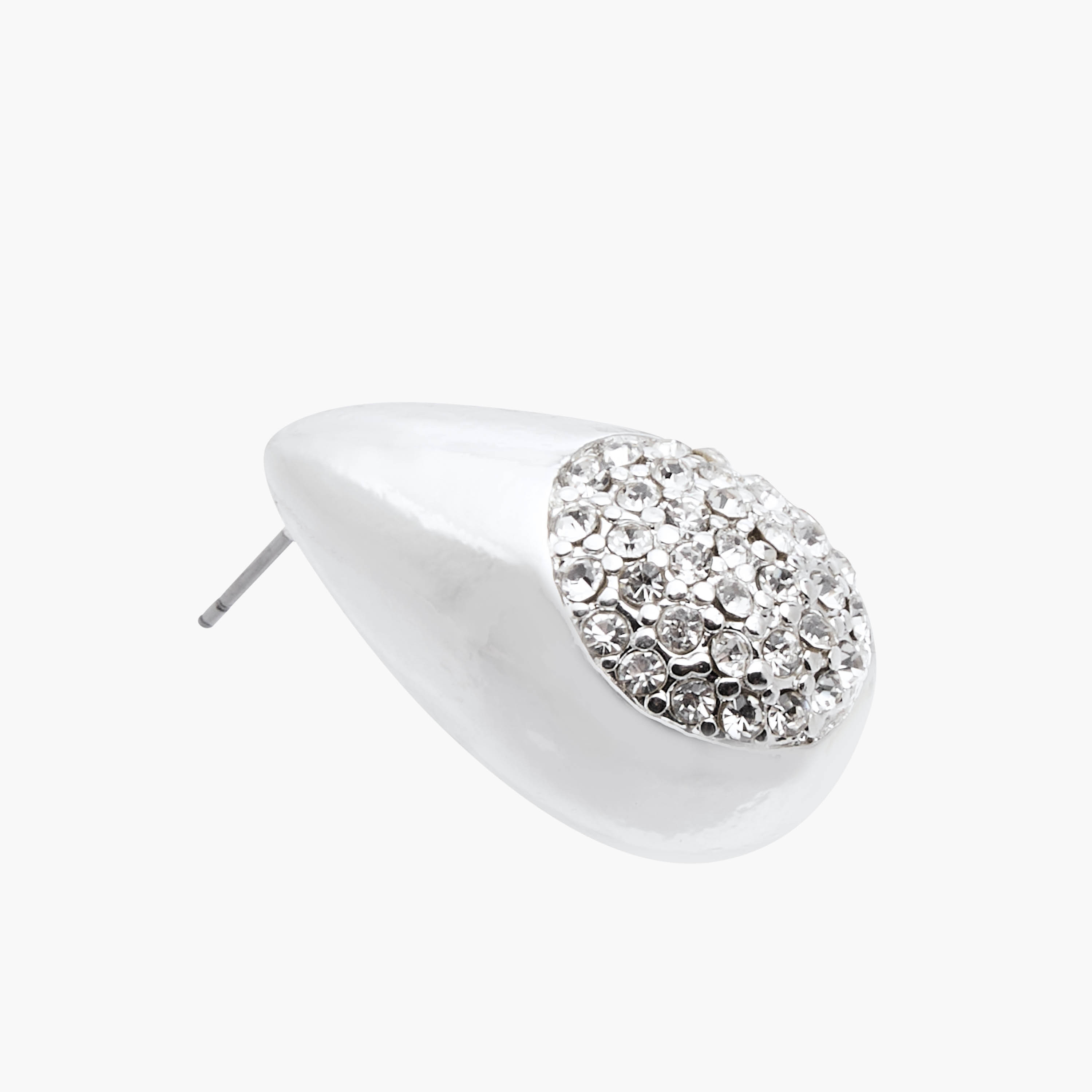 Metallic Embellished Teardrop Earrings with Pushback Closure-women-watchesandjewellery-jewellery-earrings-image-6