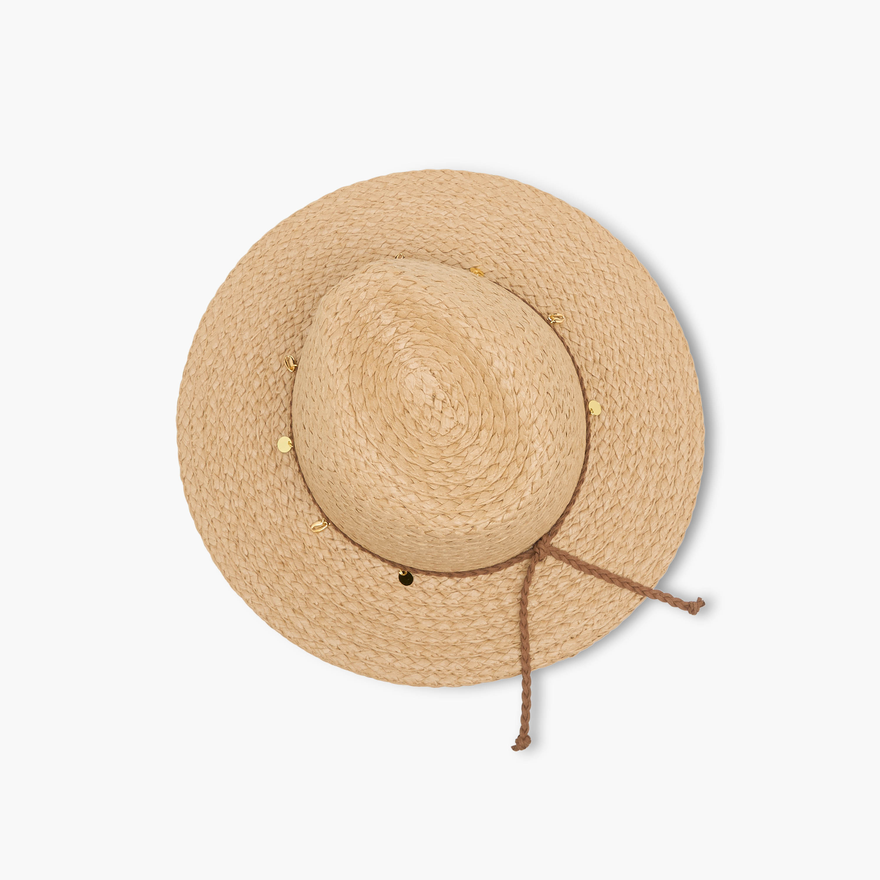 Textured Charm Detail Beach Hat-women-clothingaccessories-capsandhats-image-5