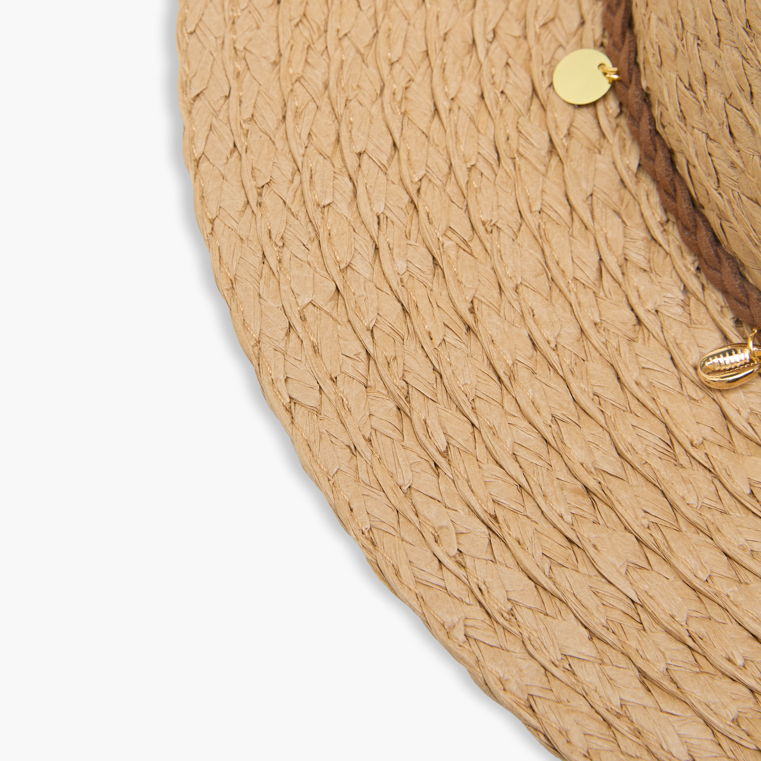 Textured Charm Detail Beach Hat-women-clothingaccessories-capsandhats-image-8