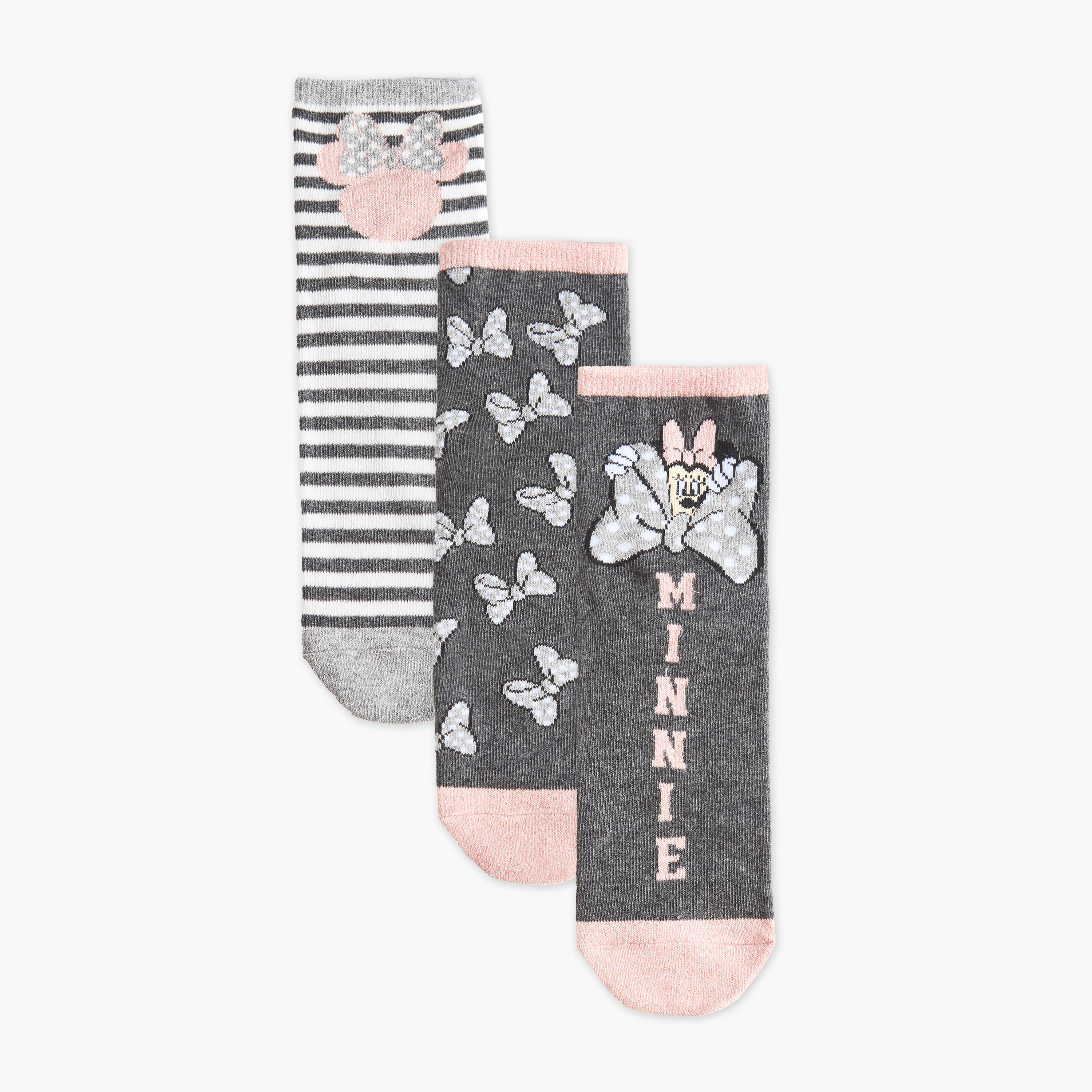 عبوة جوارب 3 أزواج بطول ربلة الساق-women-socksandstockings-image-1
