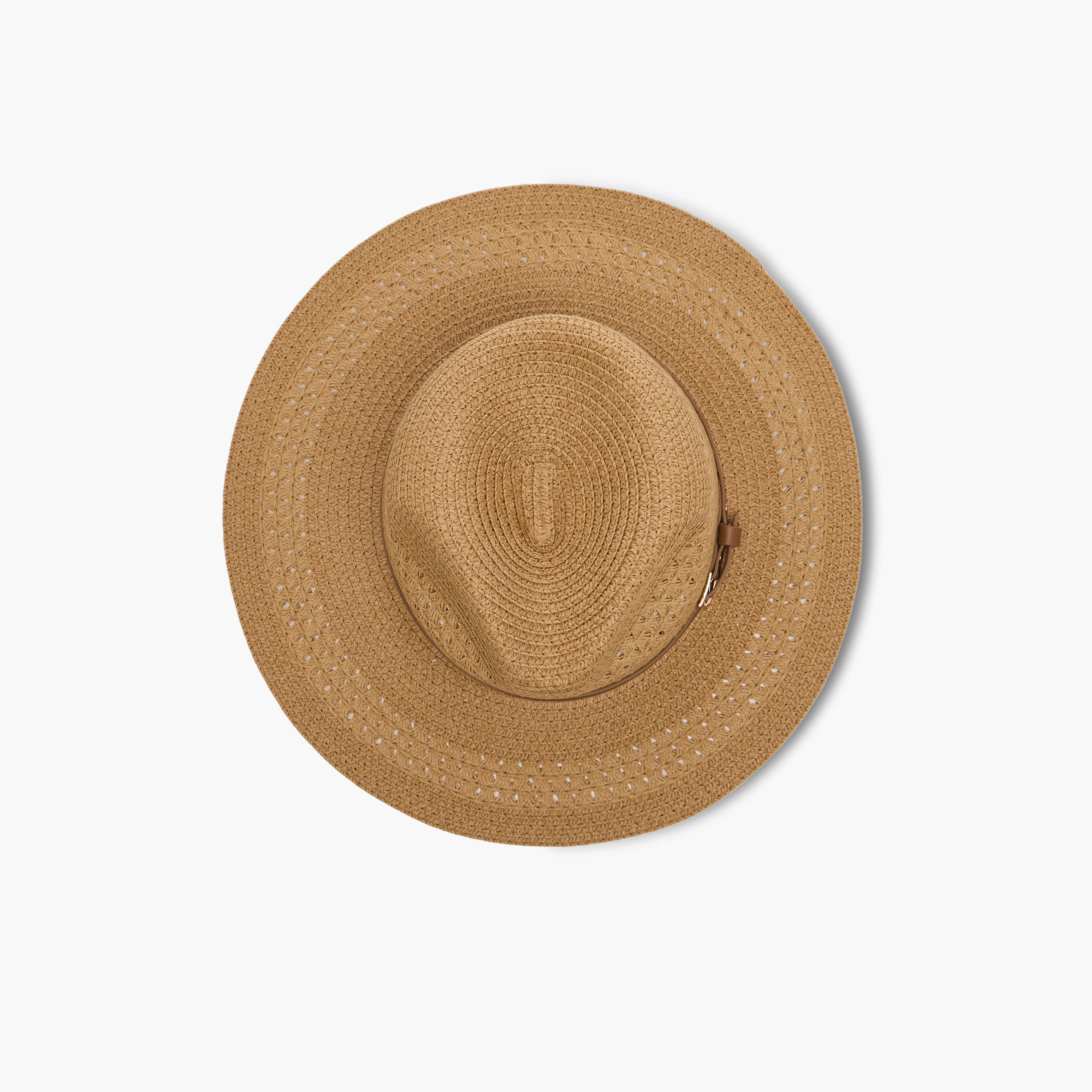 Textured Belt Detail Beach Hat-women-clothingaccessories-capsandhats-image-6