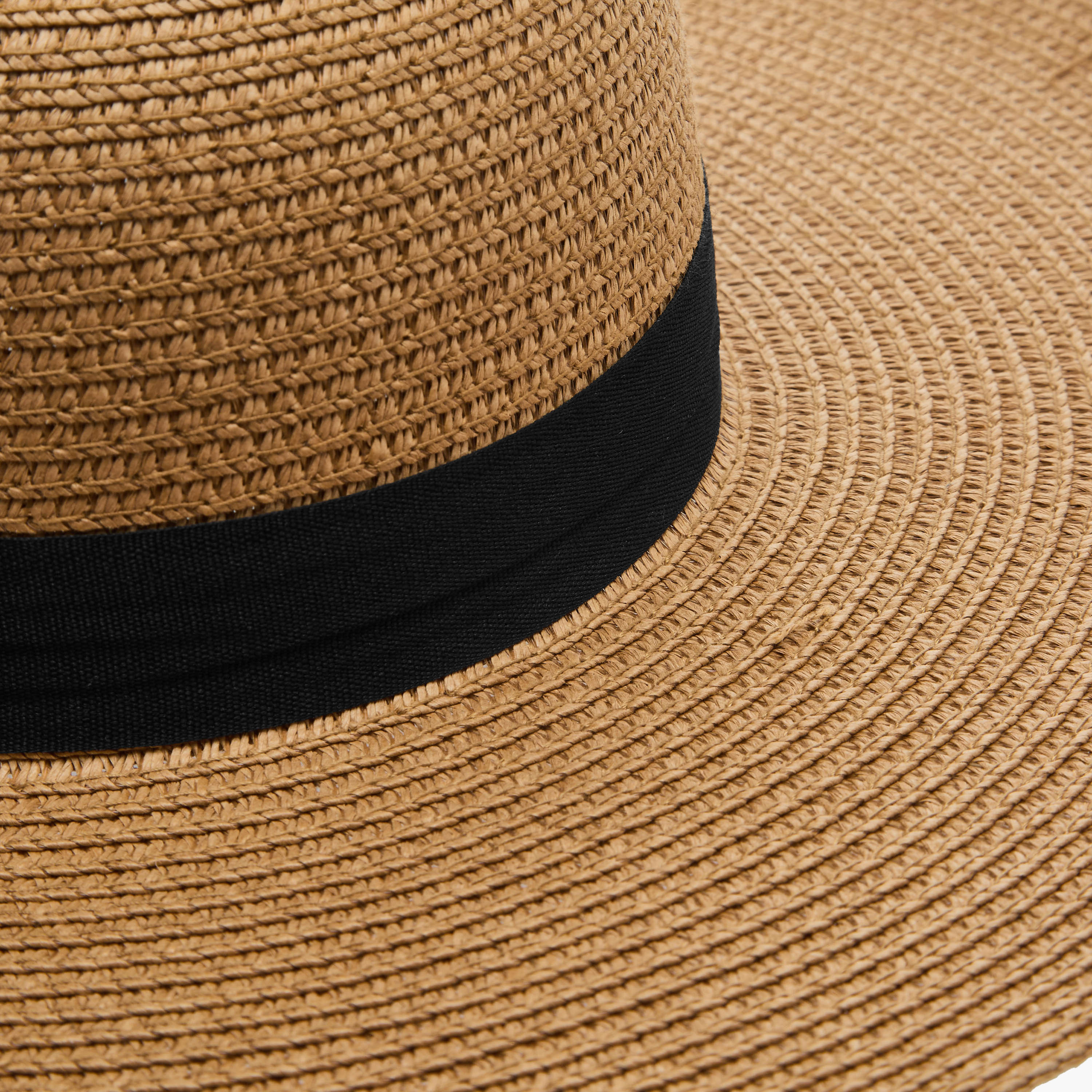 Textured Bow Trim Beach Hat-women-clothingaccessories-capsandhats-image-7