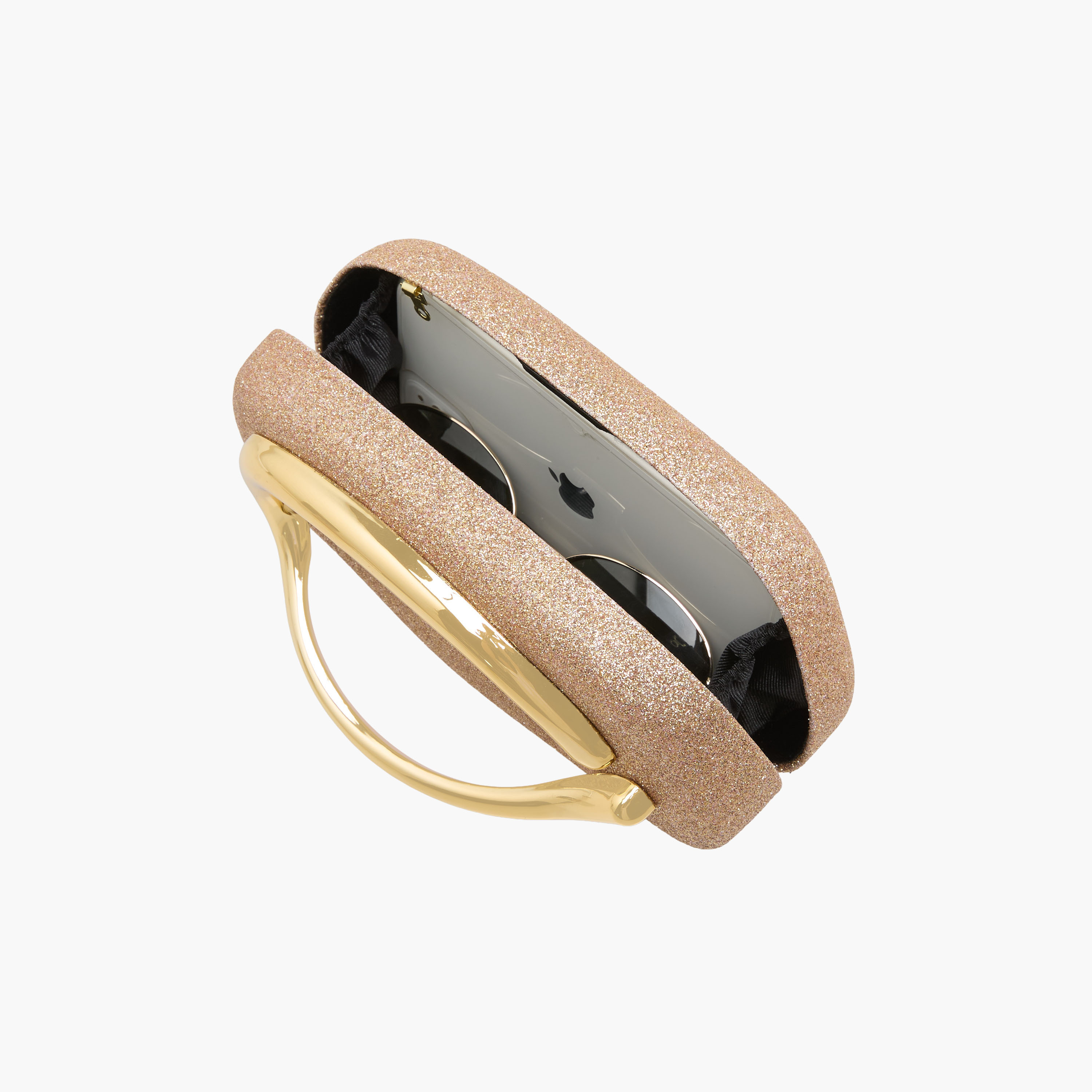 Metallic Accent Clutch with Detachable Chain Strap-women-bagsandwallets-handbags-image-9
