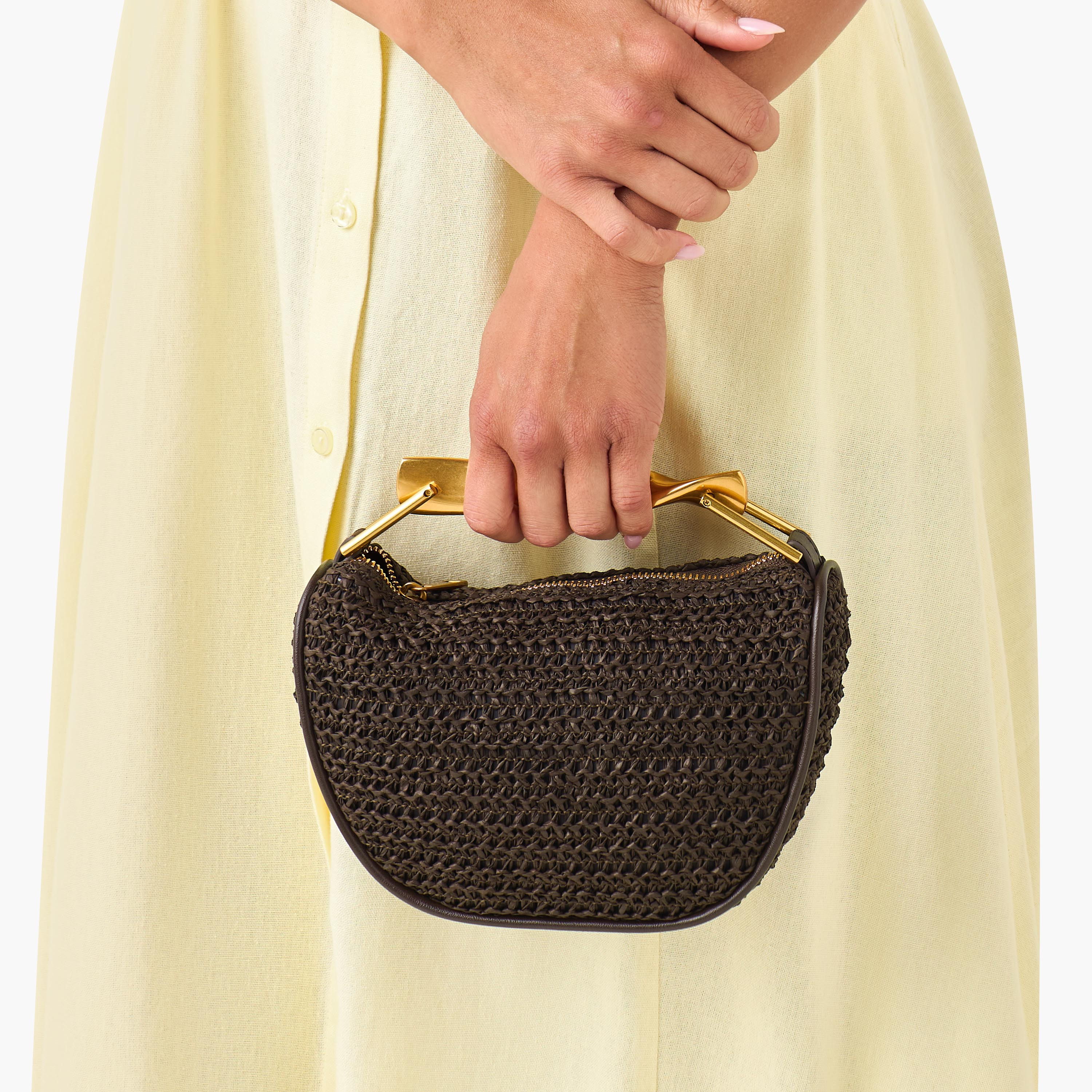 شنطة ميني قش بسحاب إغلاق-women-bagsandwallets-handbags-image-4