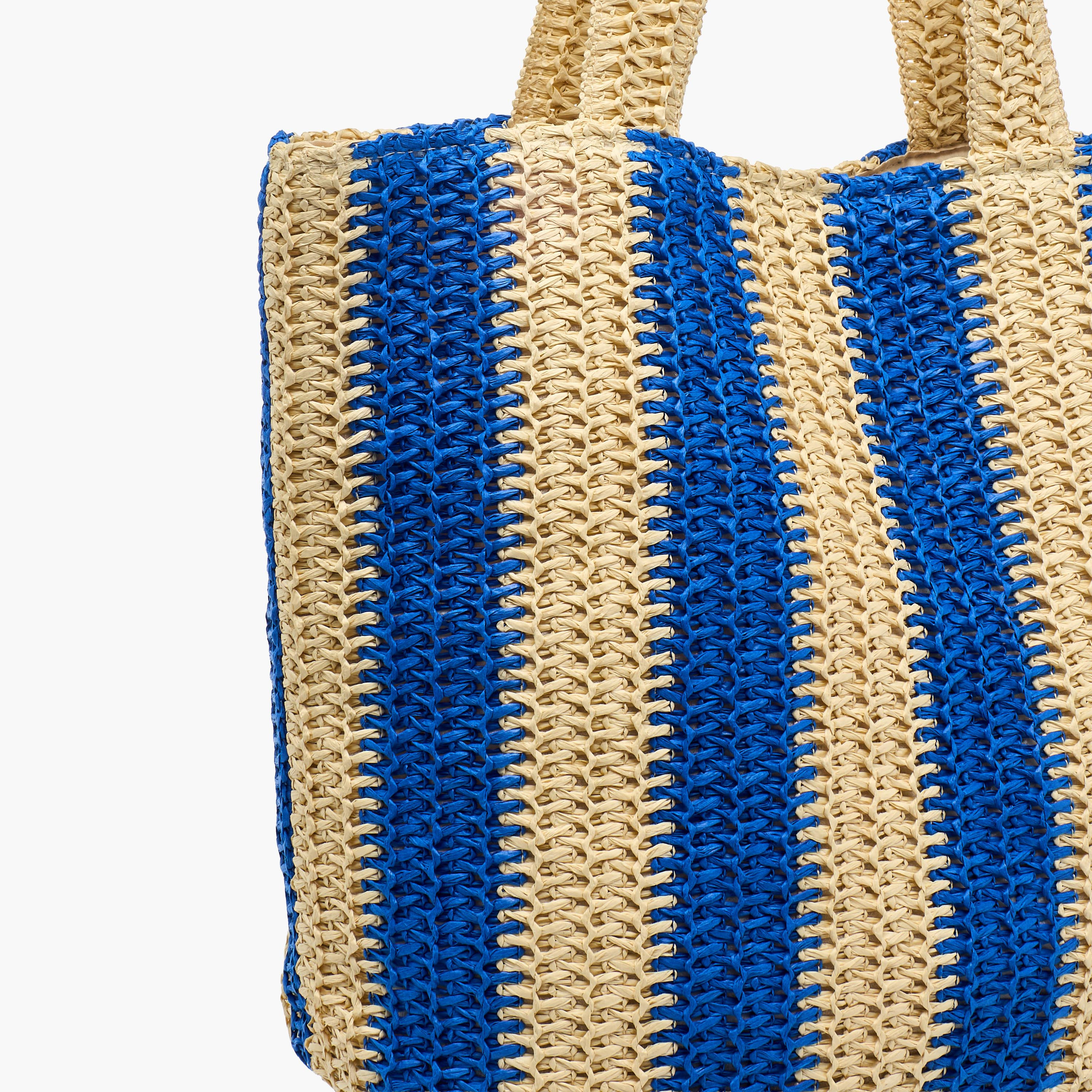 شنطة توتي مخططة بتطريز شعار بمقابض مزدوجة-women-bagsandwallets-handbags-image-6