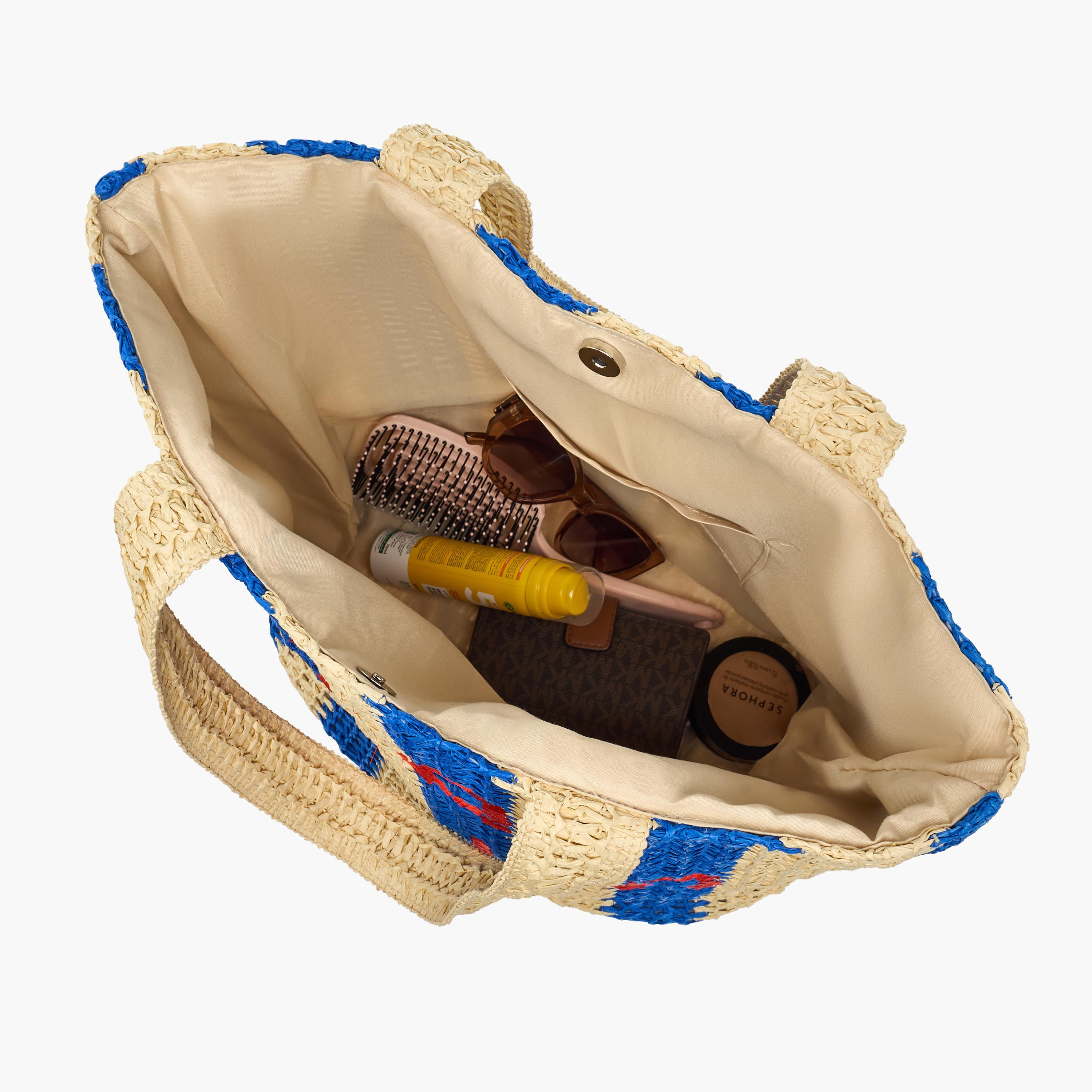 شنطة توتي مخططة بتطريز شعار بمقابض مزدوجة-women-bagsandwallets-handbags-image-8