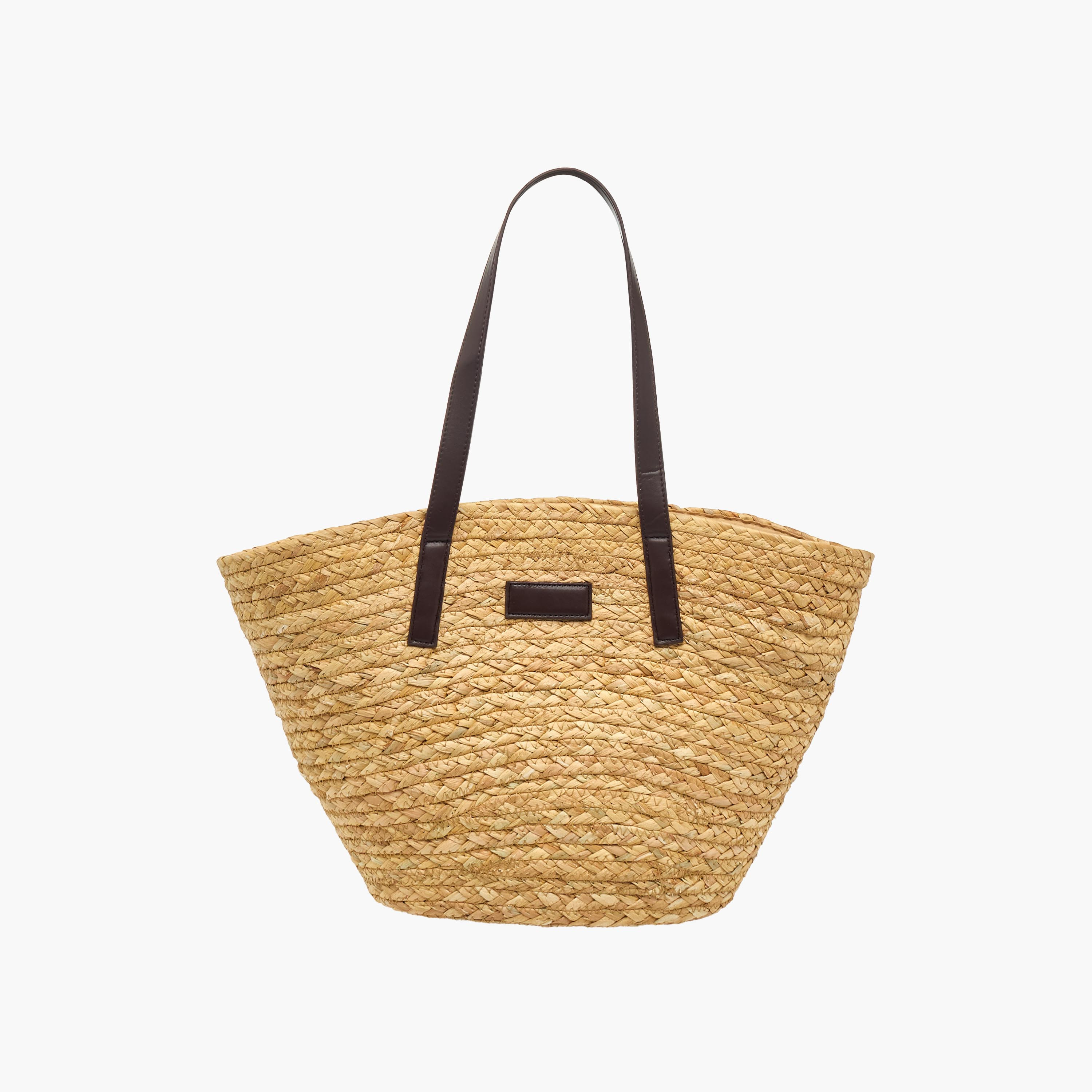 شنطة توتي منسوجة بارزة الملمس بمقابض مزدوجة-women-bagsandwallets-handbags-image-1