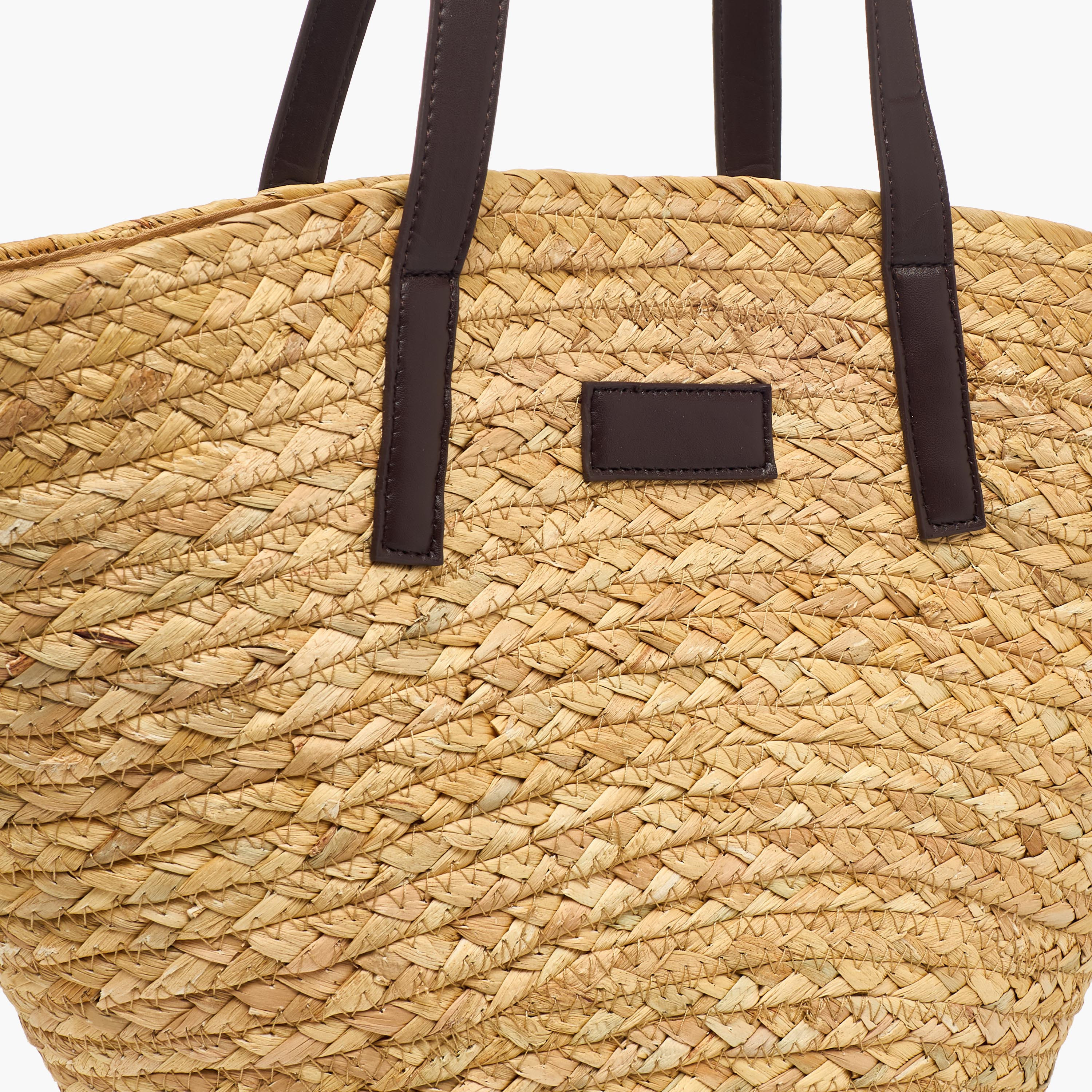 شنطة توتي منسوجة بارزة الملمس بمقابض مزدوجة-women-bagsandwallets-handbags-image-5