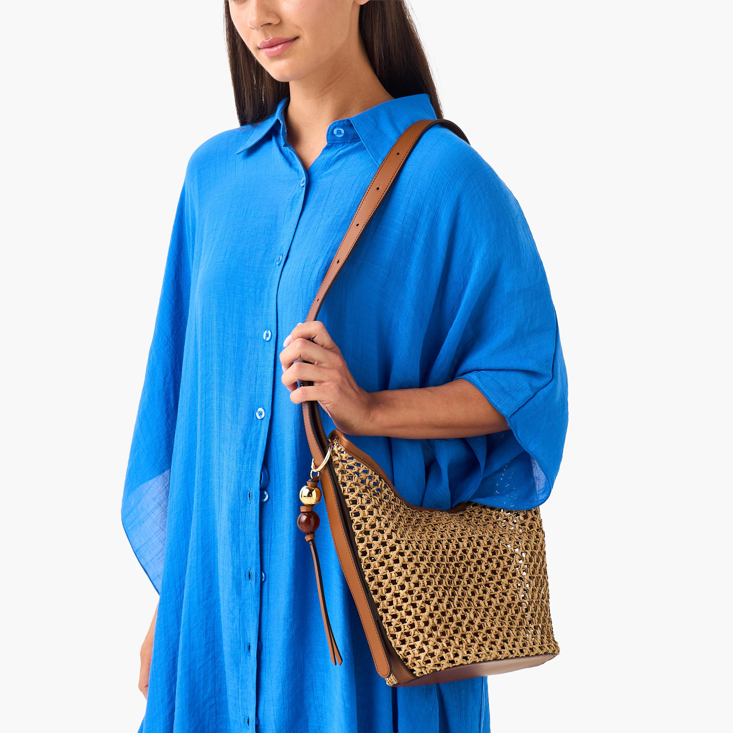 شنطة دلو منسوجة بمقبض قابل للتعديل-women-bagsandwallets-handbags-image-2