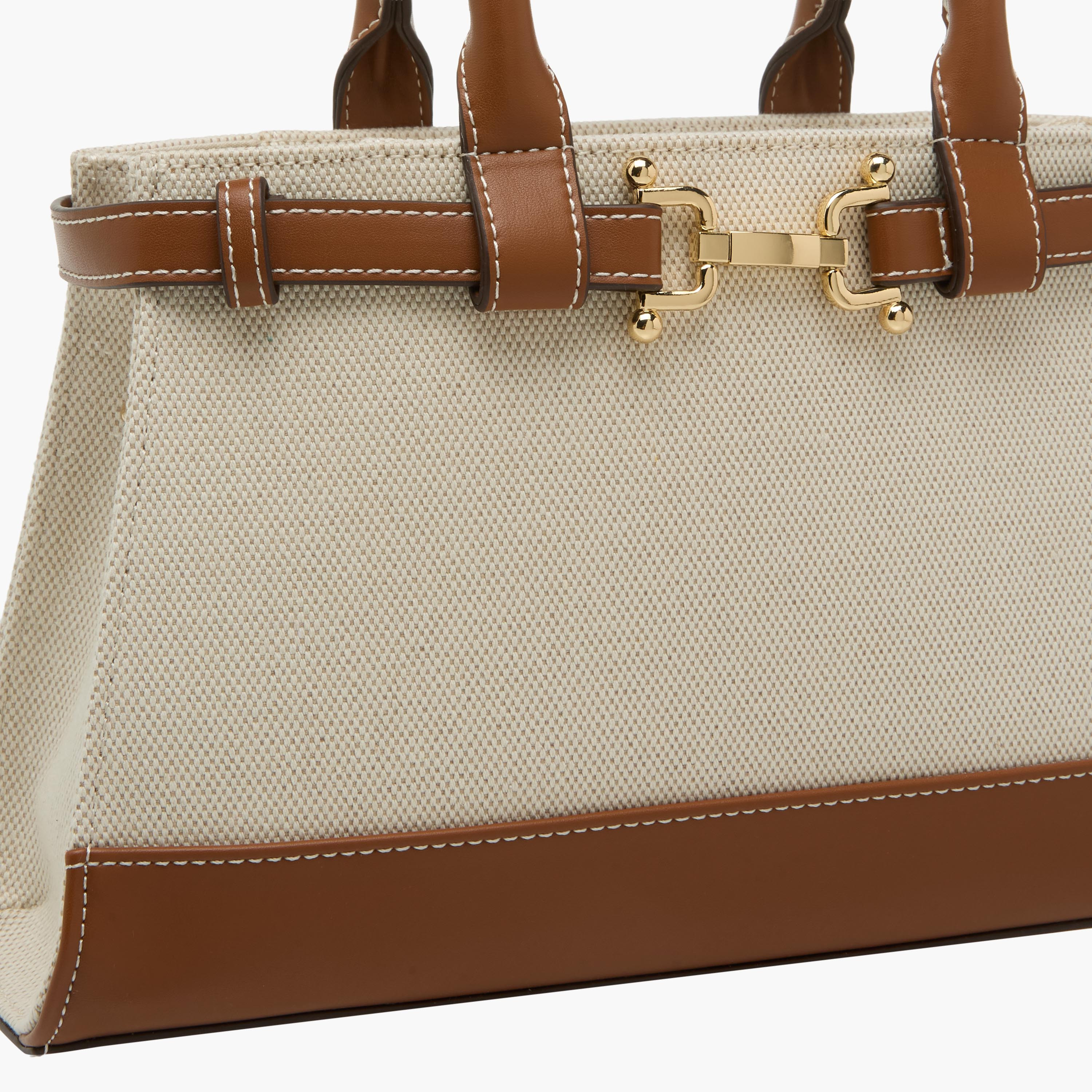 شنطة توتي بارزة الملمس مع زينة معدنية لجام-women-bagsandwallets-handbags-image-6