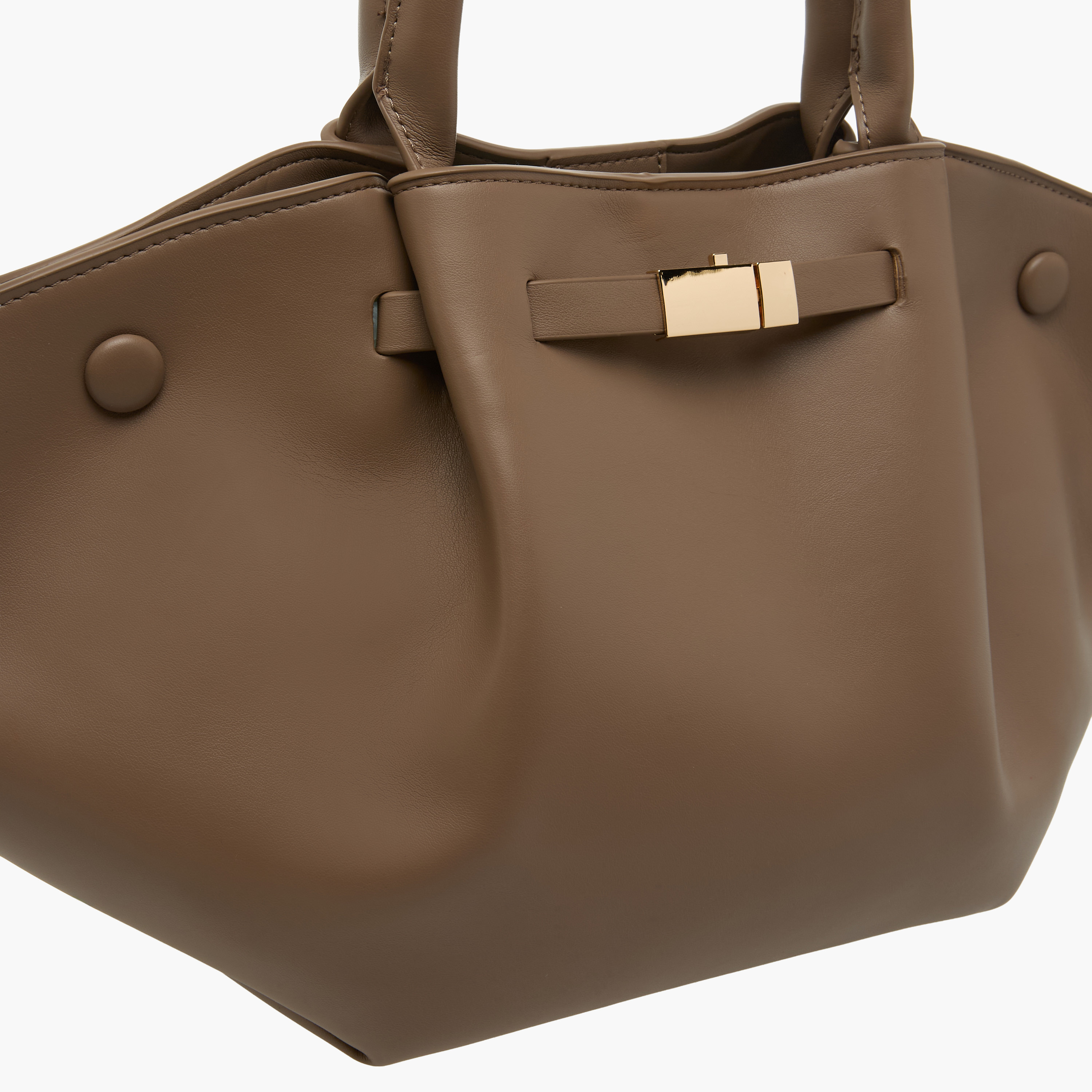 Pinched Tote Bag with Adjustable Strap-women-bagsandwallets-handbags-image-5