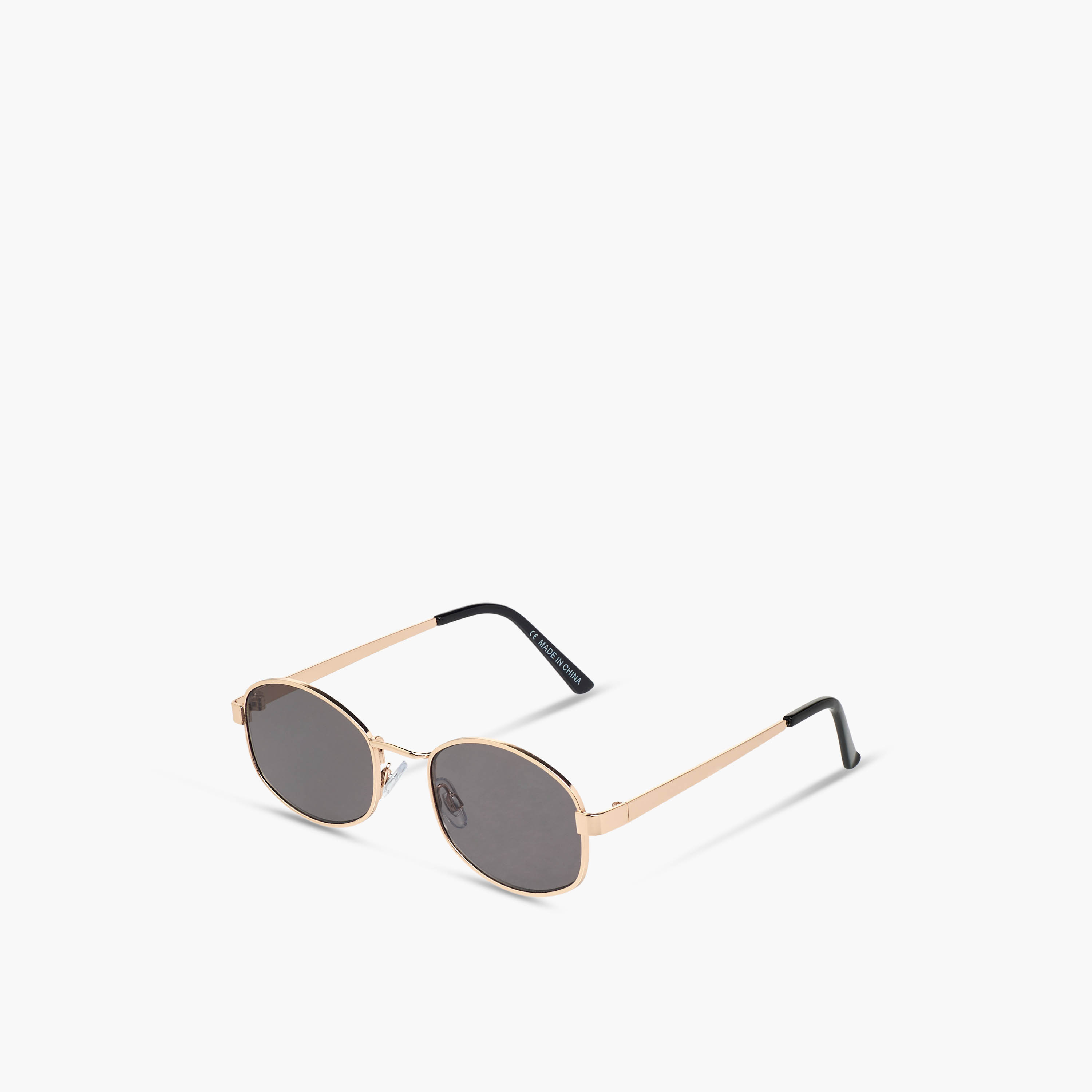 Sunglasses Hexagonal UV Protection Black Lens-women-sunglasses-image-1