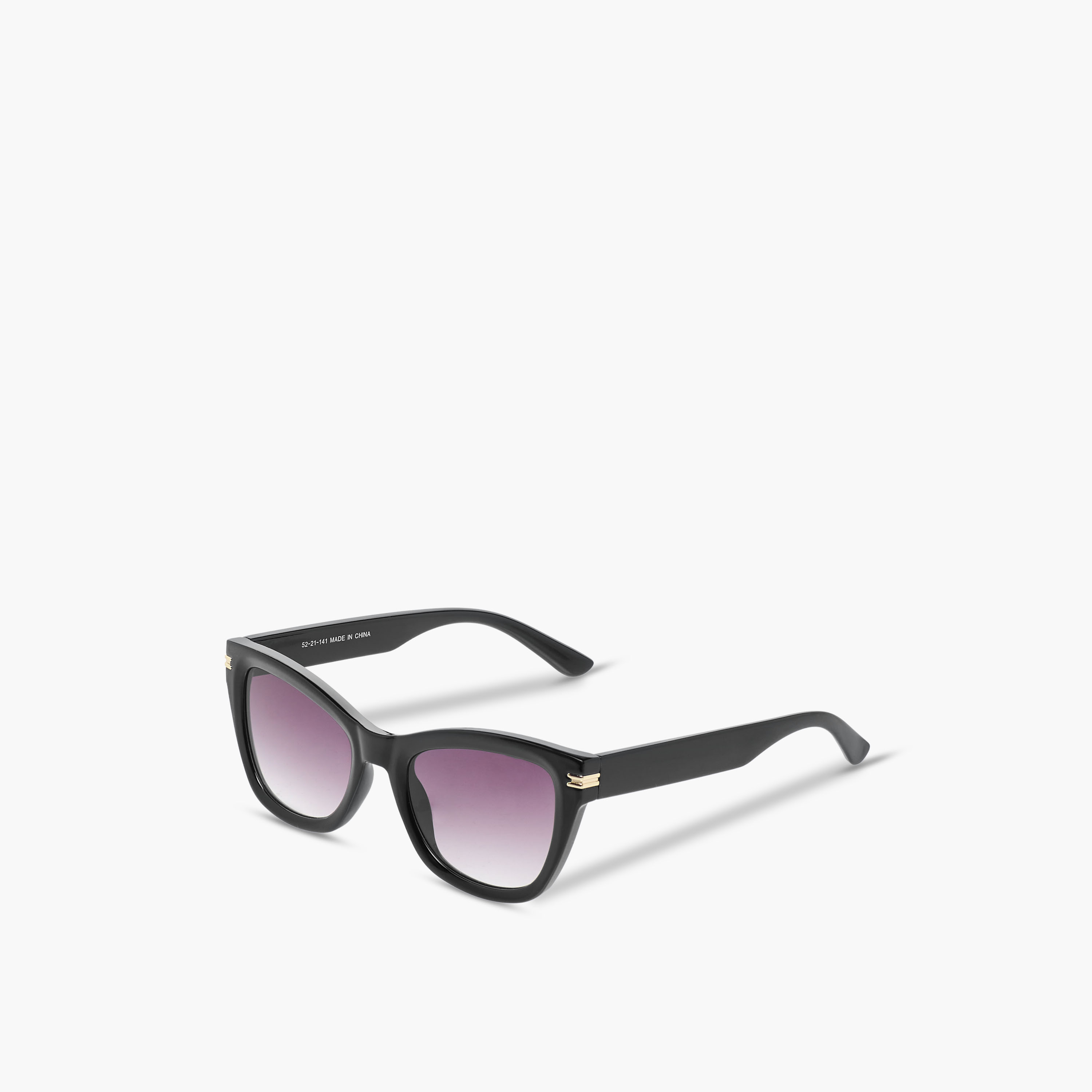 Sunglasses Square UV Protection Black-women-sunglasses-image-1