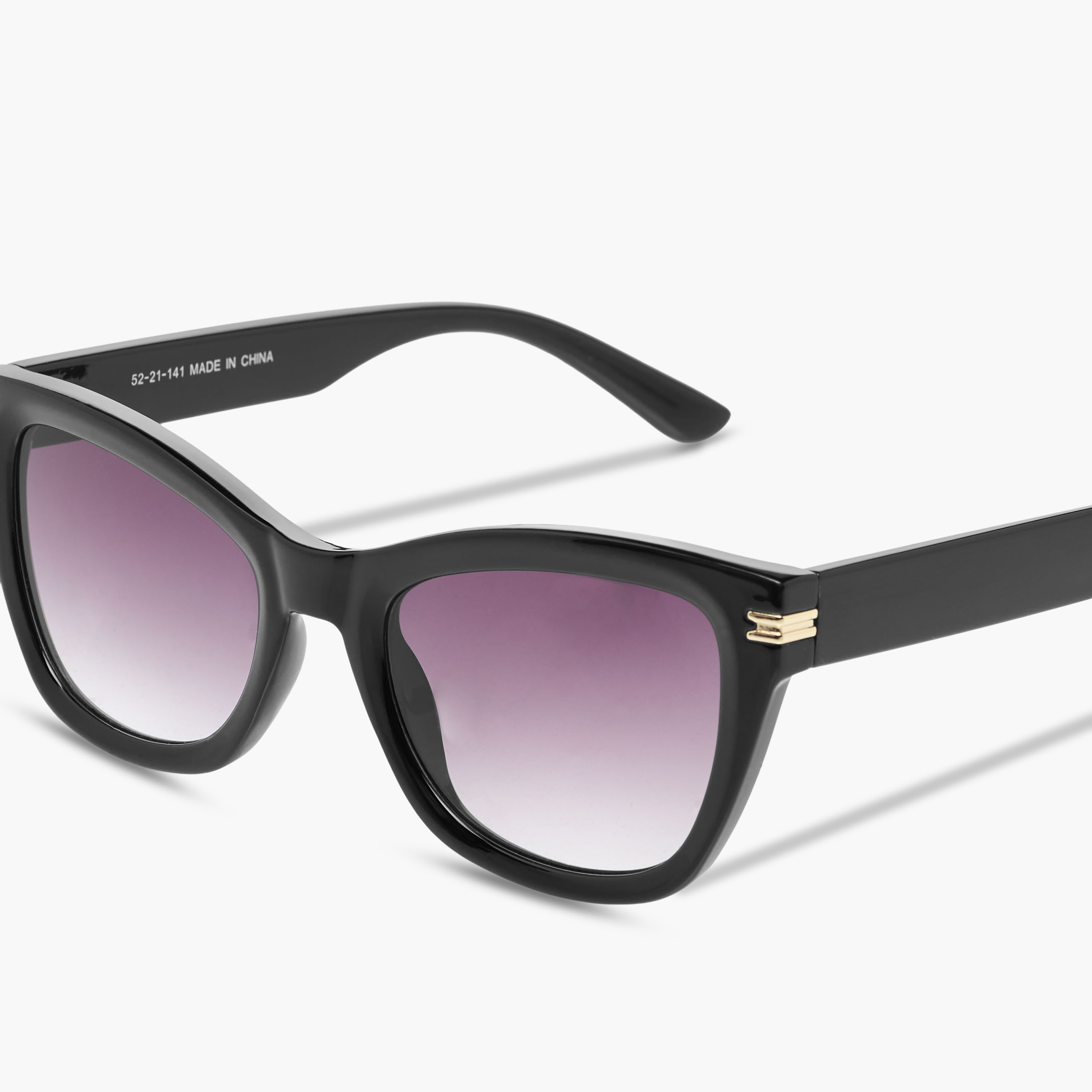 Sunglasses Square UV Protection Black-women-sunglasses-image-6