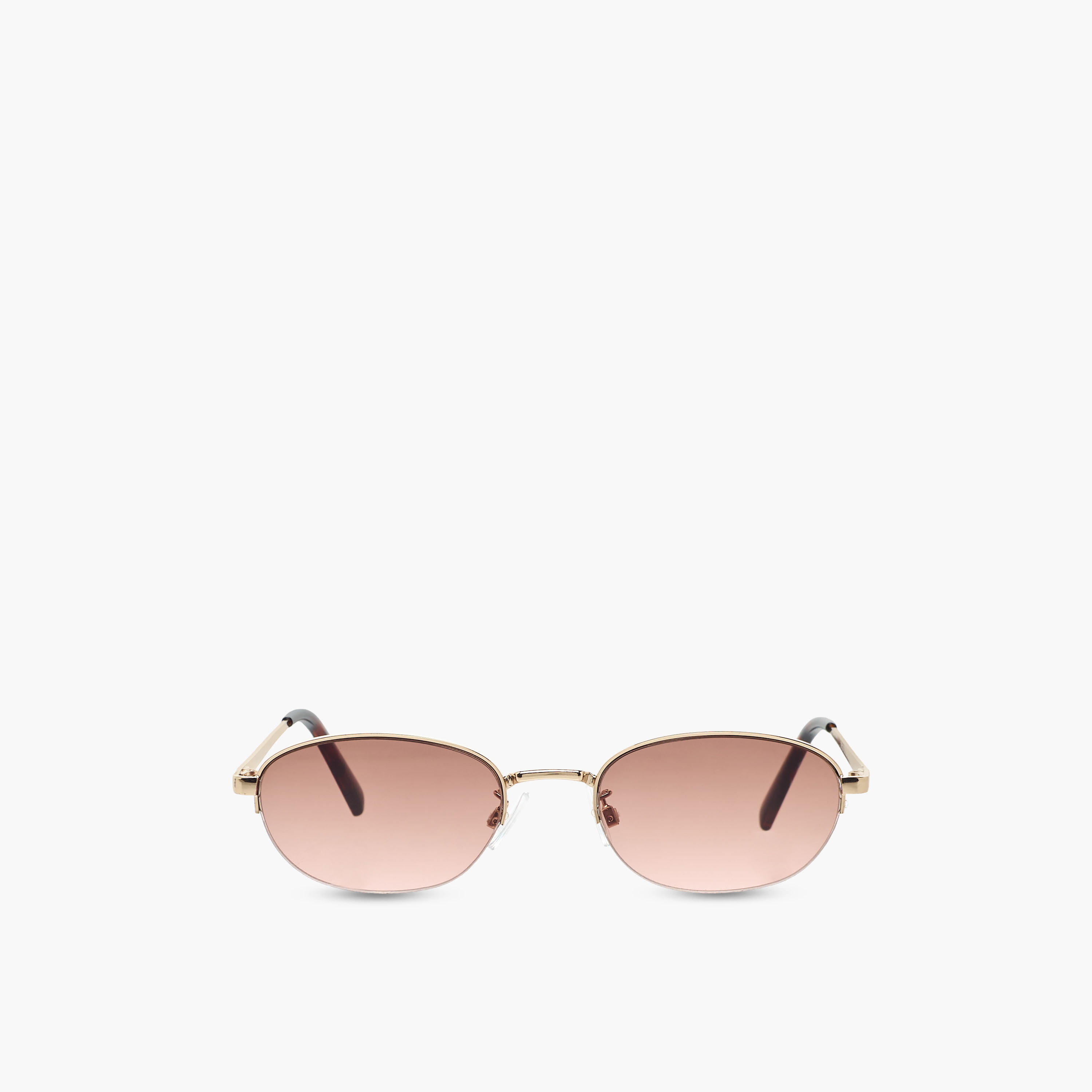 Sunglasses Oval UV Protection Brown Lens-women-sunglasses-image-3