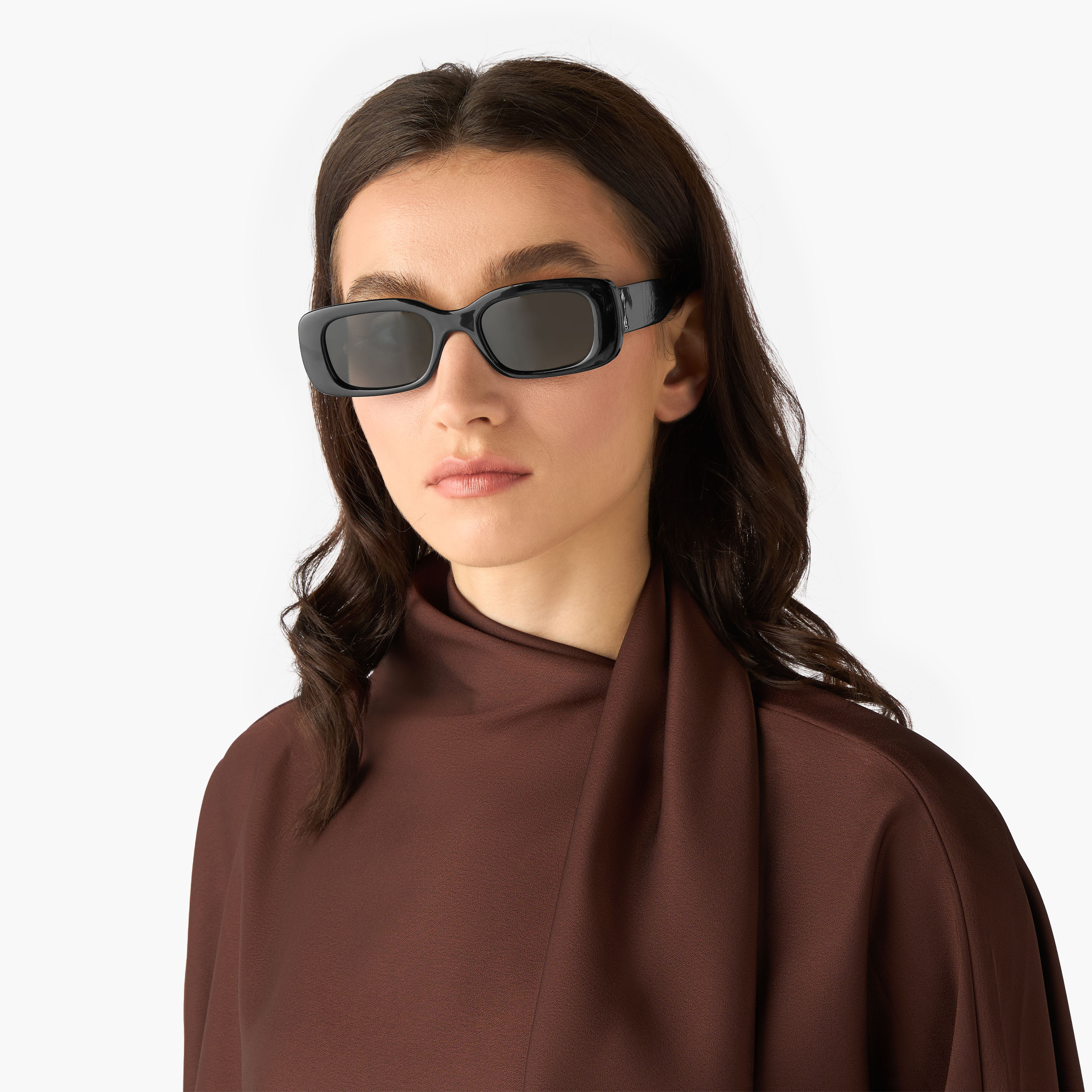 Sunglasses Rectangle UV Protection Black Lens-women-sunglasses-image-2