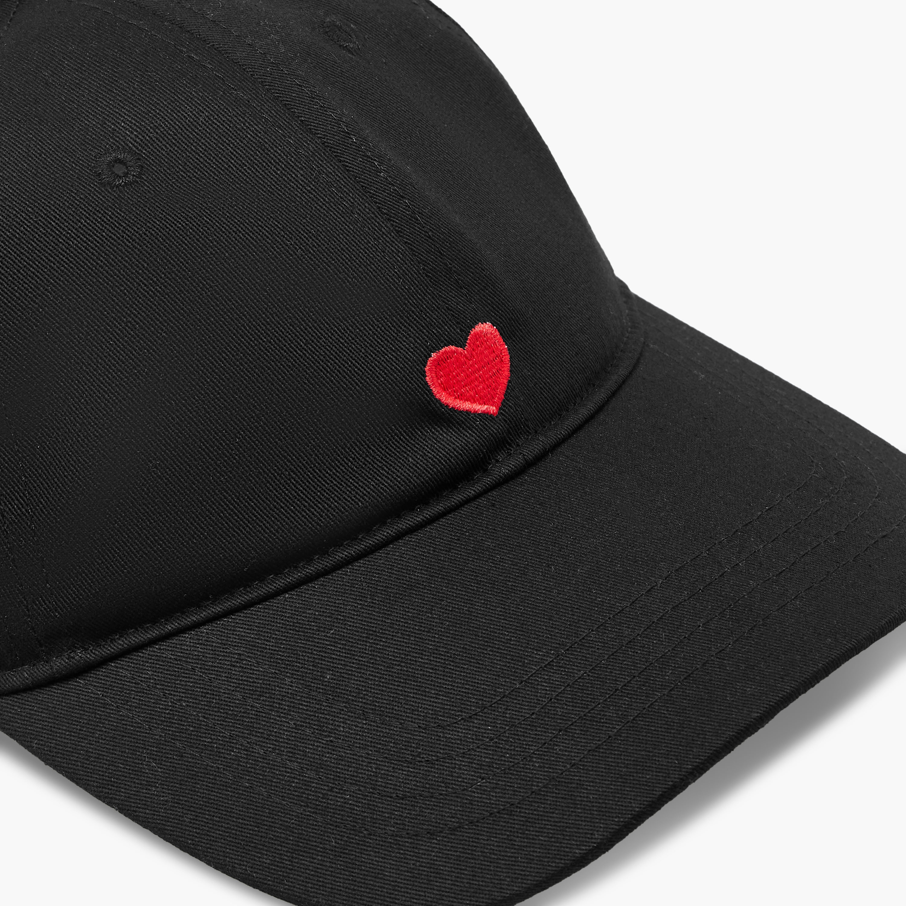 Heart Embroidered Cap with Buckle Strap Closure-women-clothingaccessories-capsandhats-image-6
