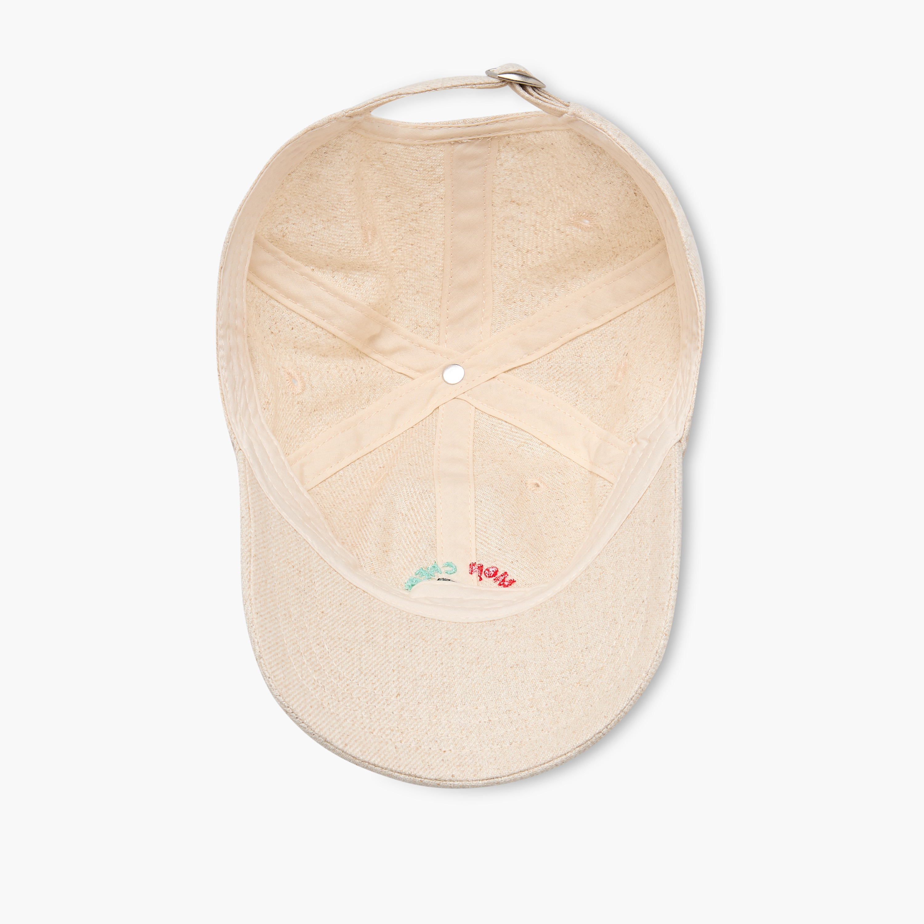 Cherry Embroidered Cap with Buckle Strap Closure-women-clothingaccessories-capsandhats-image-8