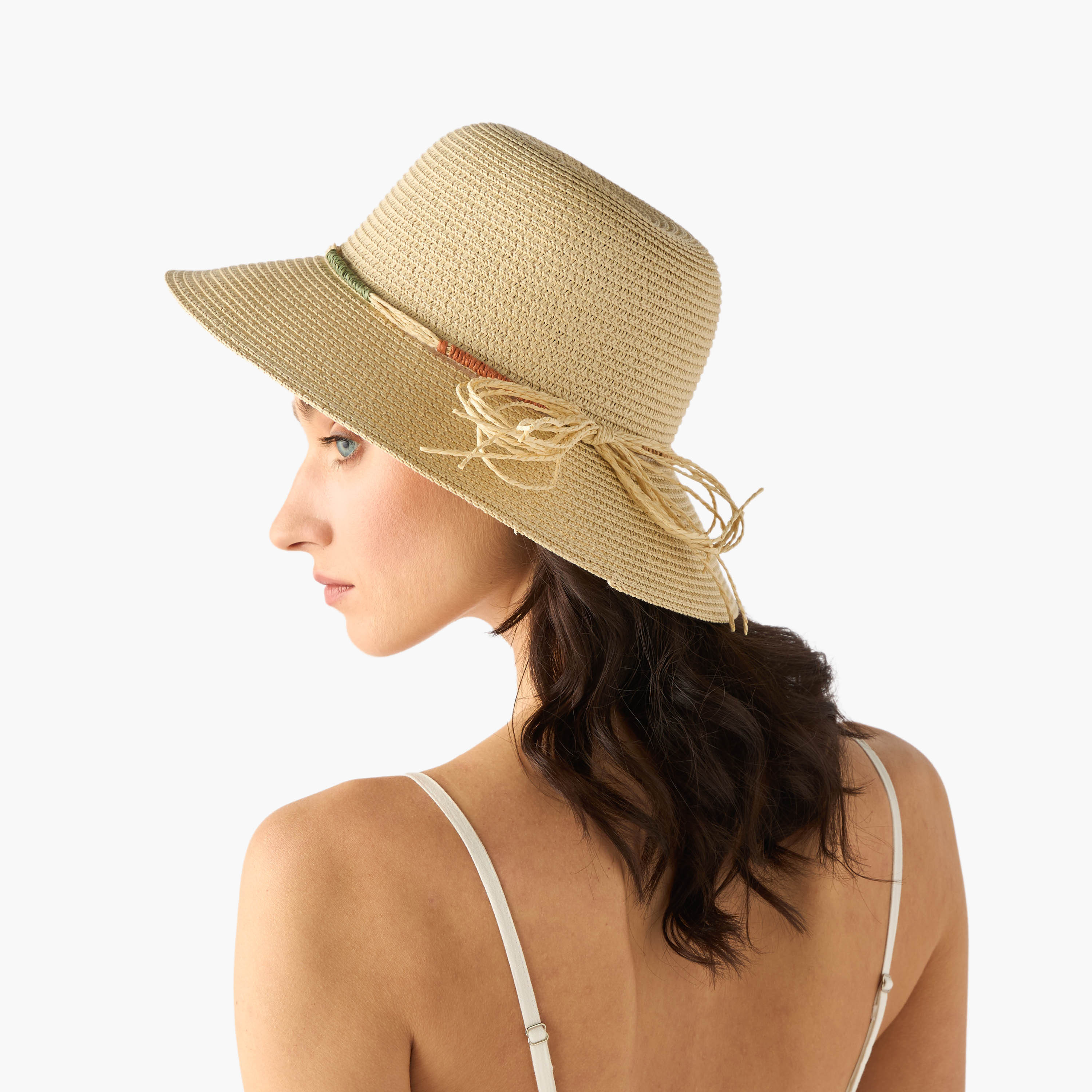 قبعة بارزة الملمس بزينة فيونكة-women-clothingaccessories-capsandhats-image-7