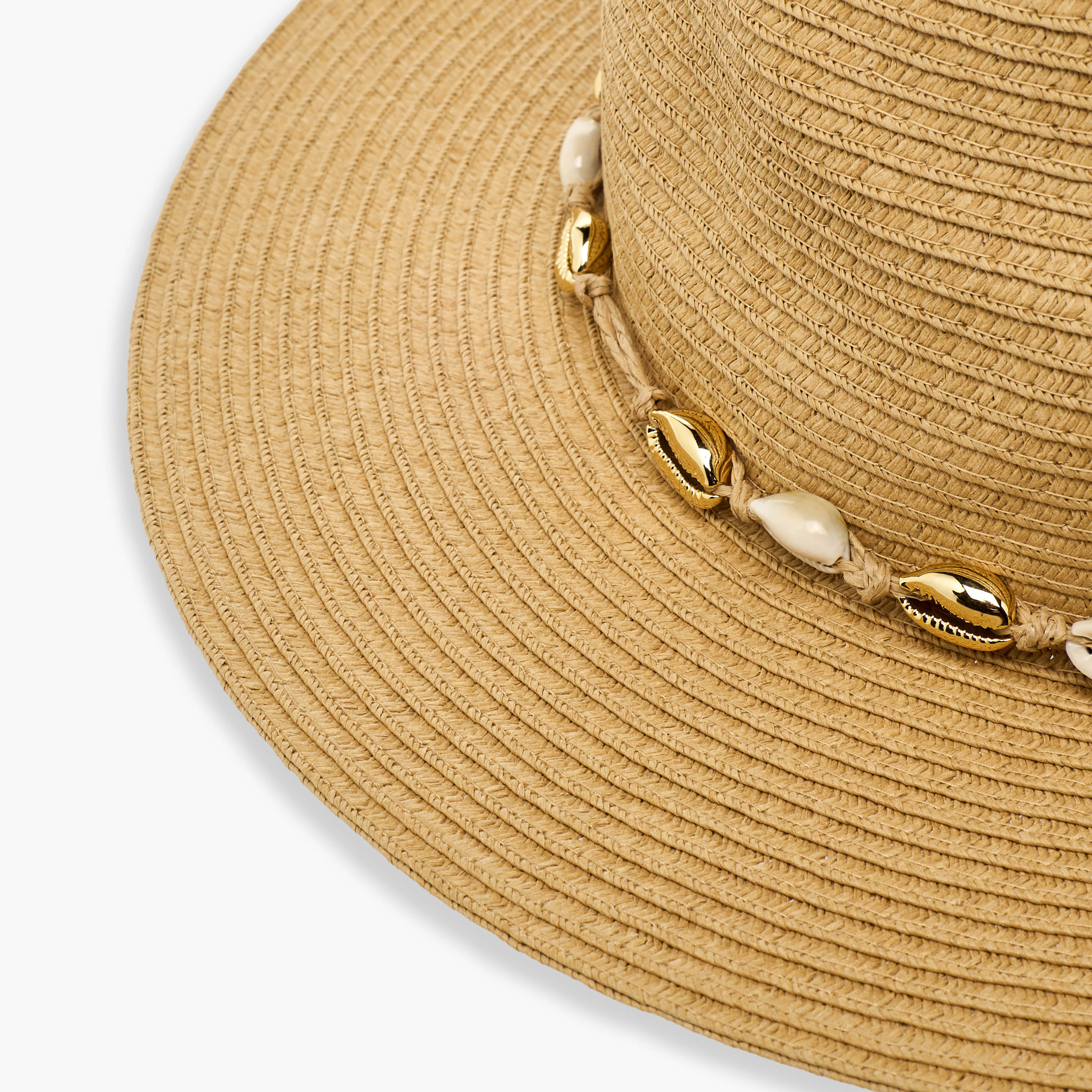قبعة قش بزينة صدف-women-clothingaccessories-capsandhats-image-5