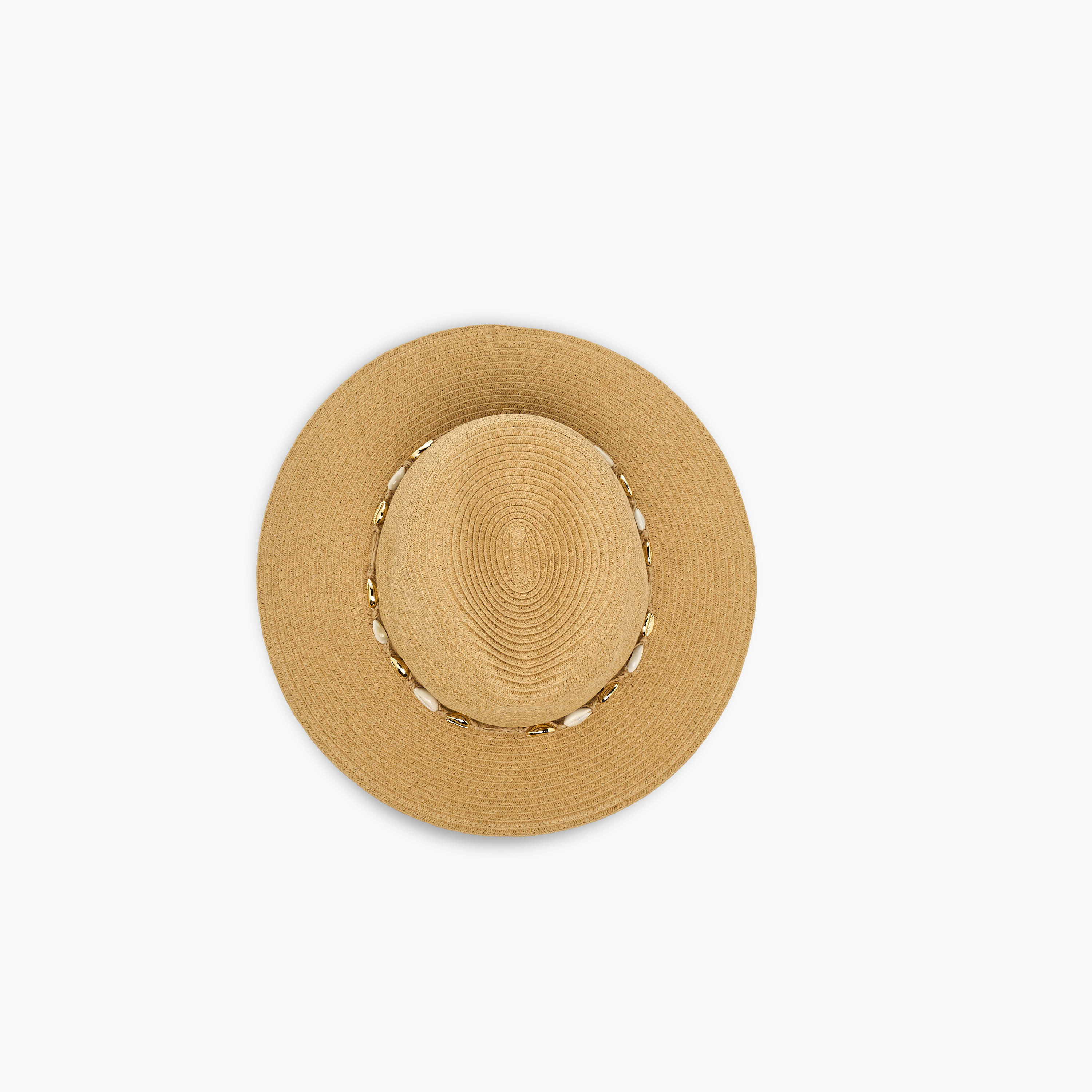 قبعة قش بزينة صدف-women-clothingaccessories-capsandhats-image-6