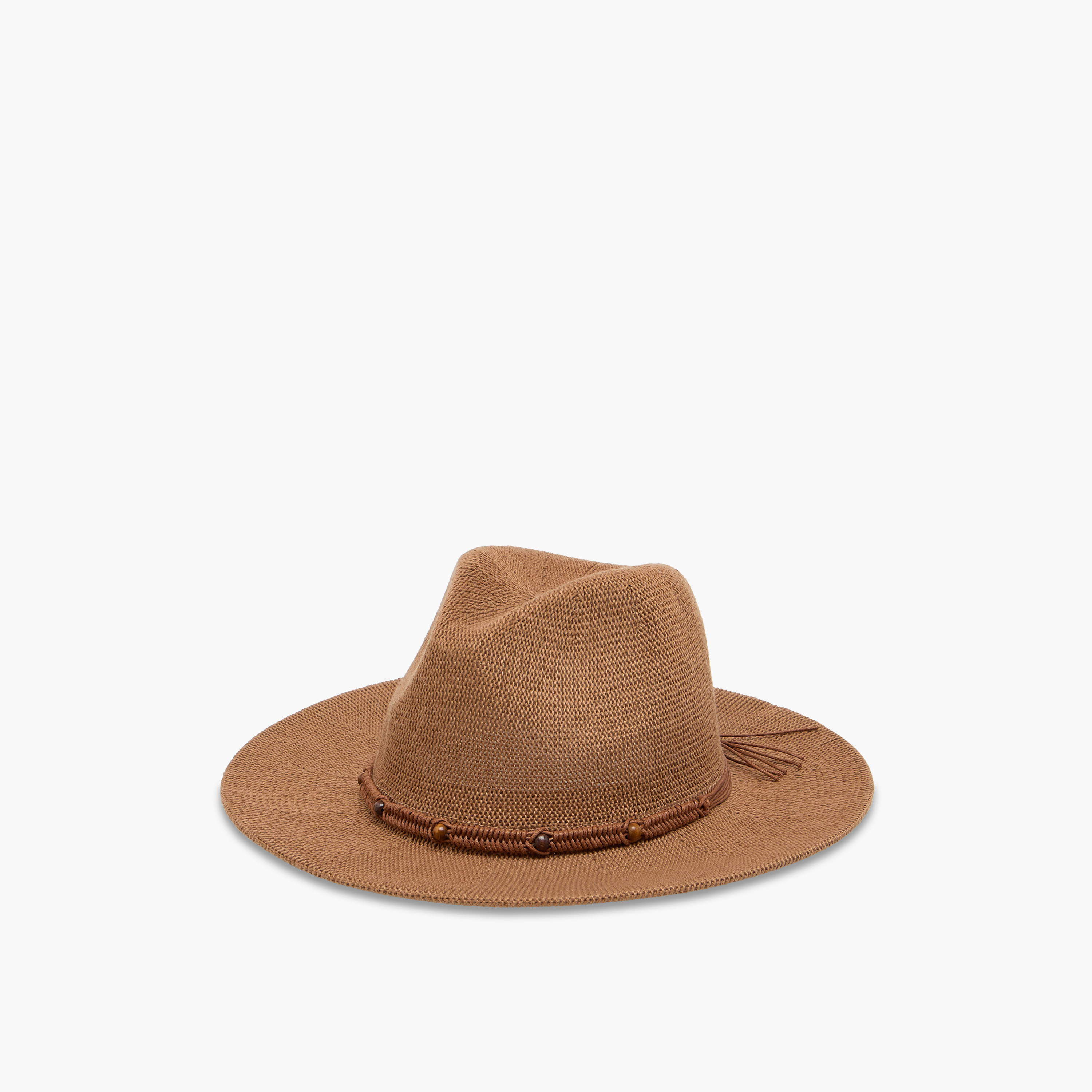 Straw Fedora Hat with Bead Trim-women-clothingaccessories-capsandhats-image-3